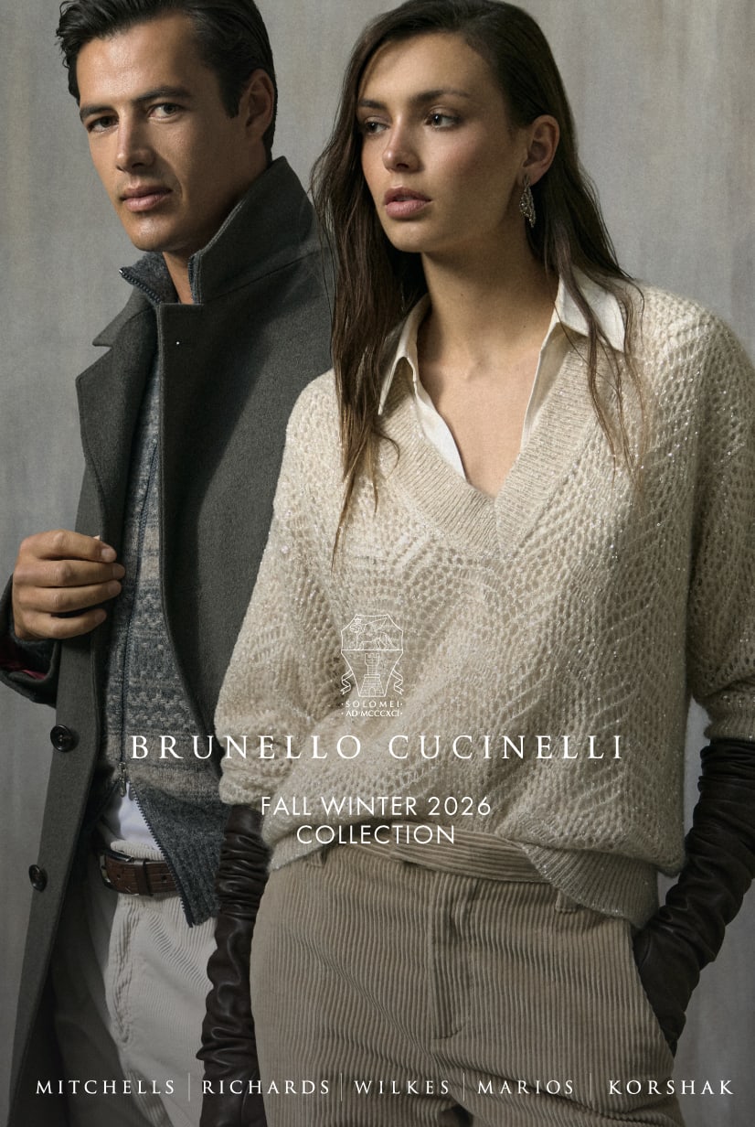 Wilkes Bashford 2026 Fall/Winter Brunello Cucinelli Look Book