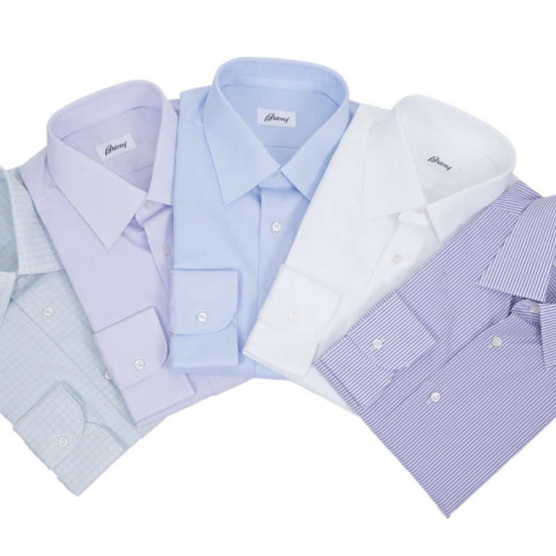 brioni white dress shirt
