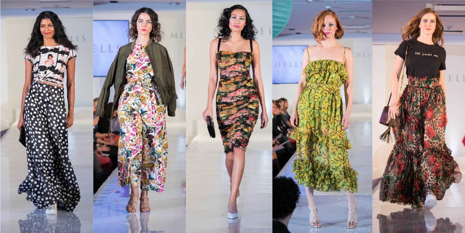 Trend Report : Mixed Prints Mix up your favorite prints with bold florals and small scale dots. See how to play with proportion straight from the