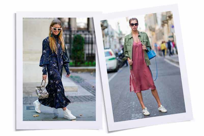 THE EDIT How to Wear Sneakers with Dresses