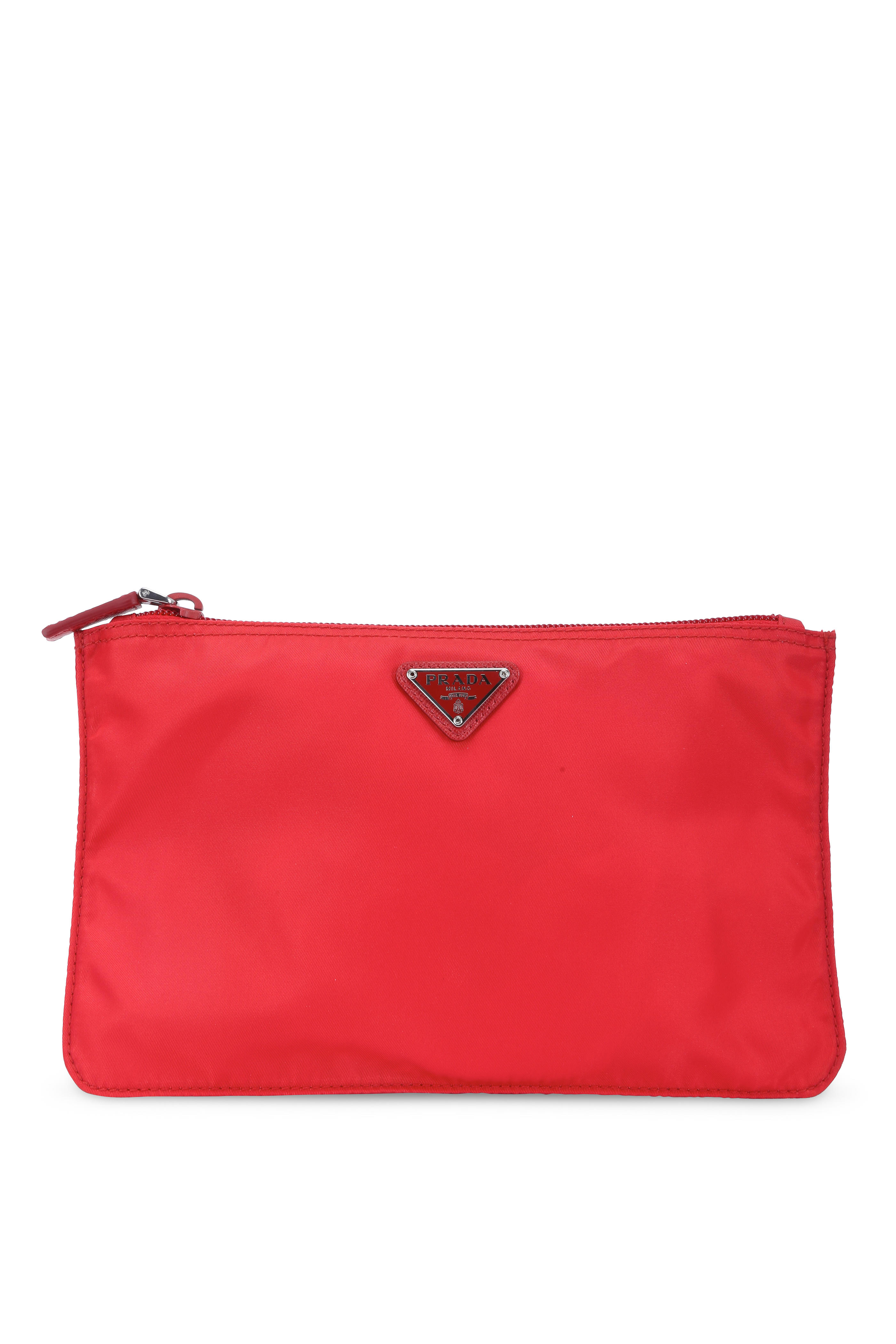prada red small bag