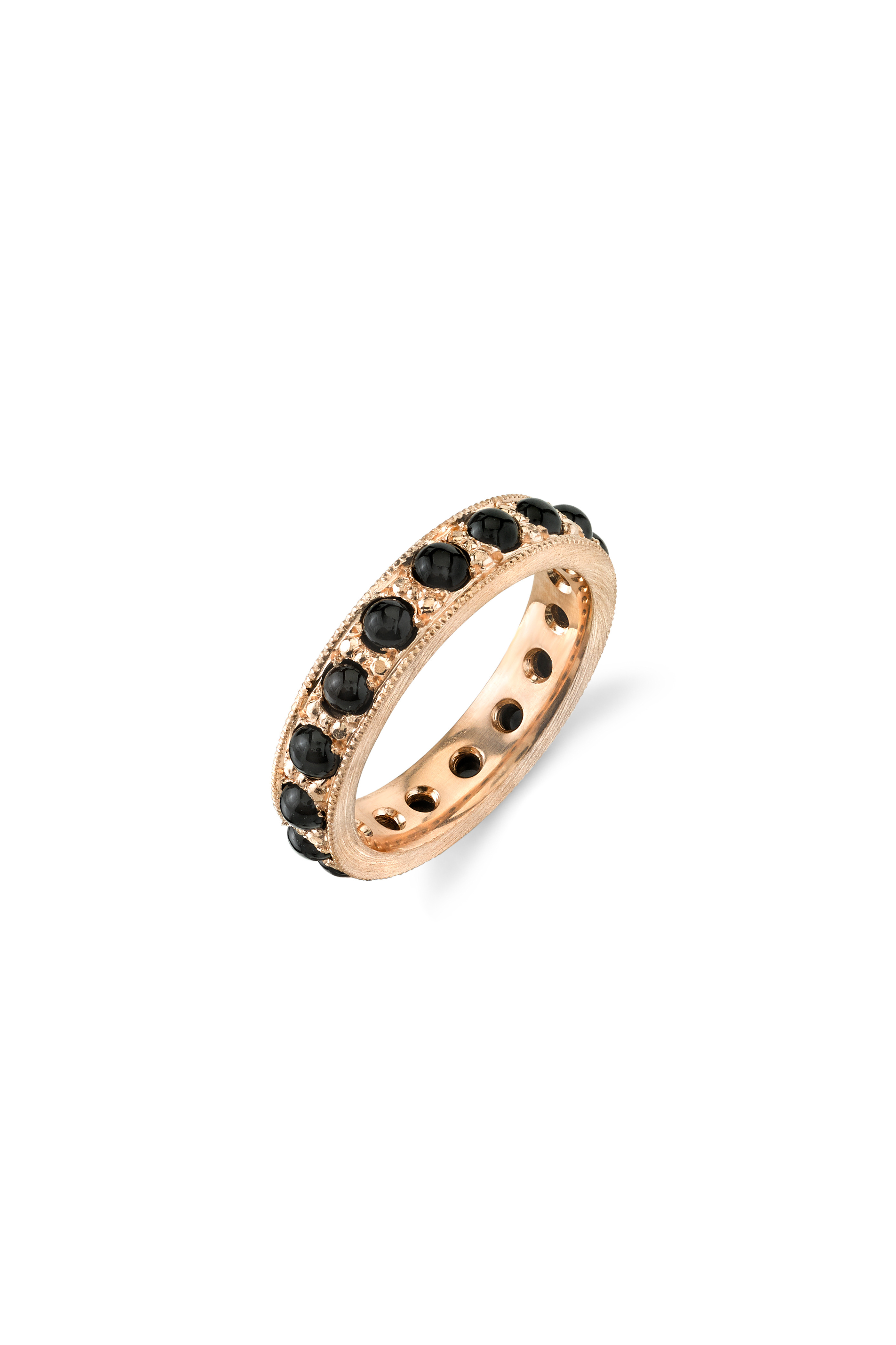 Irene Neuwirth Rose Gold Black Onyx Ring Mitchell Stores