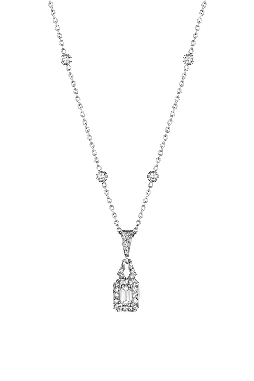 White Gold Pave Diamond Deco Enhancer