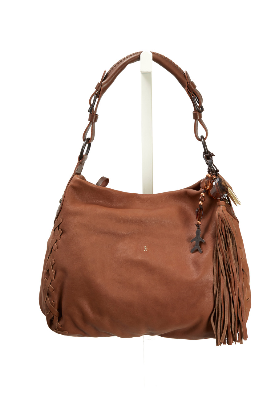 Sigaro Madison Tan Leather Handbag