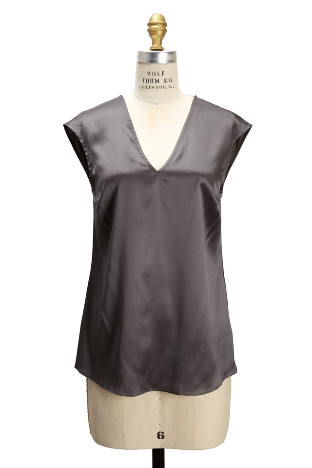 Army Silk Top