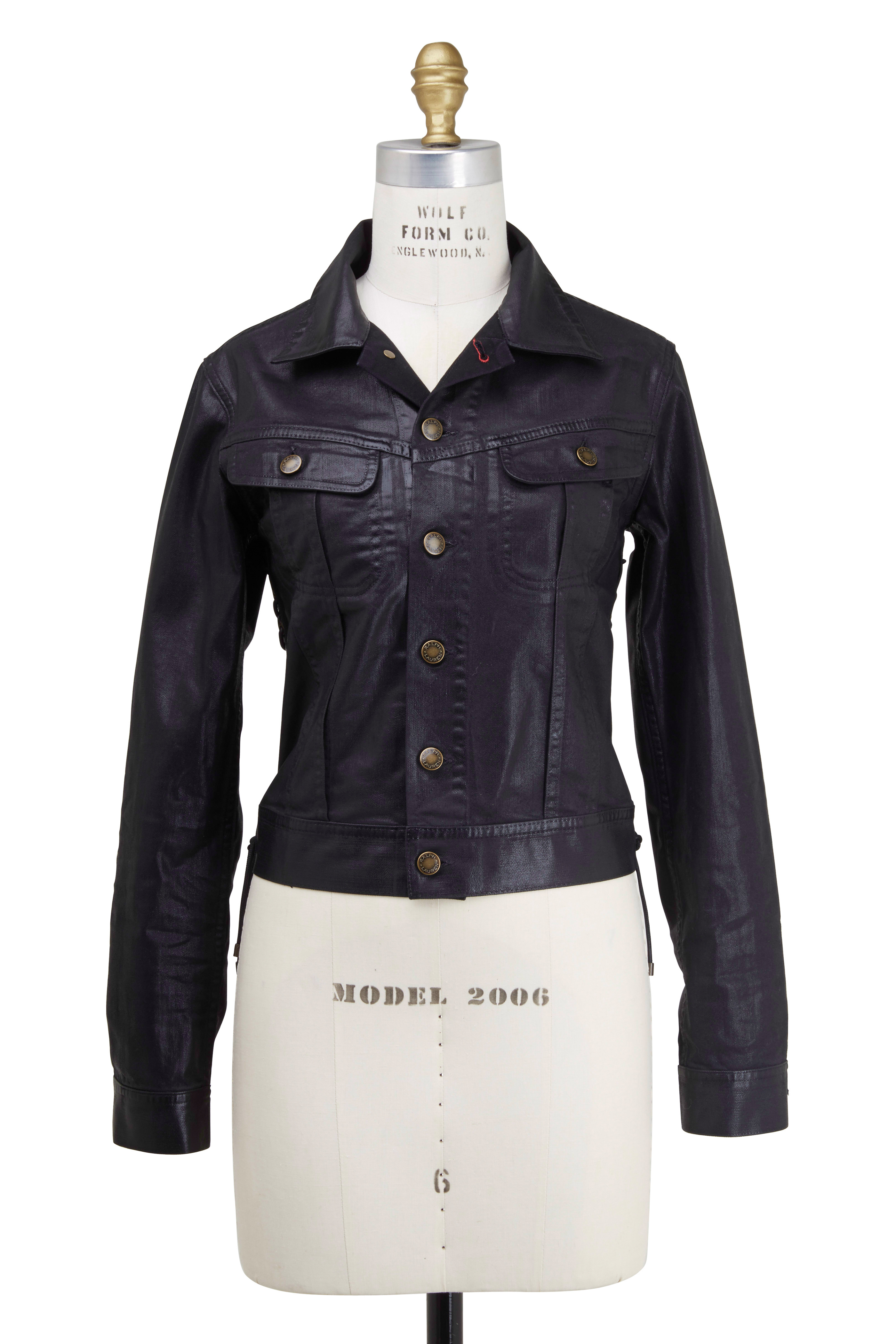 ralph lauren black denim jacket