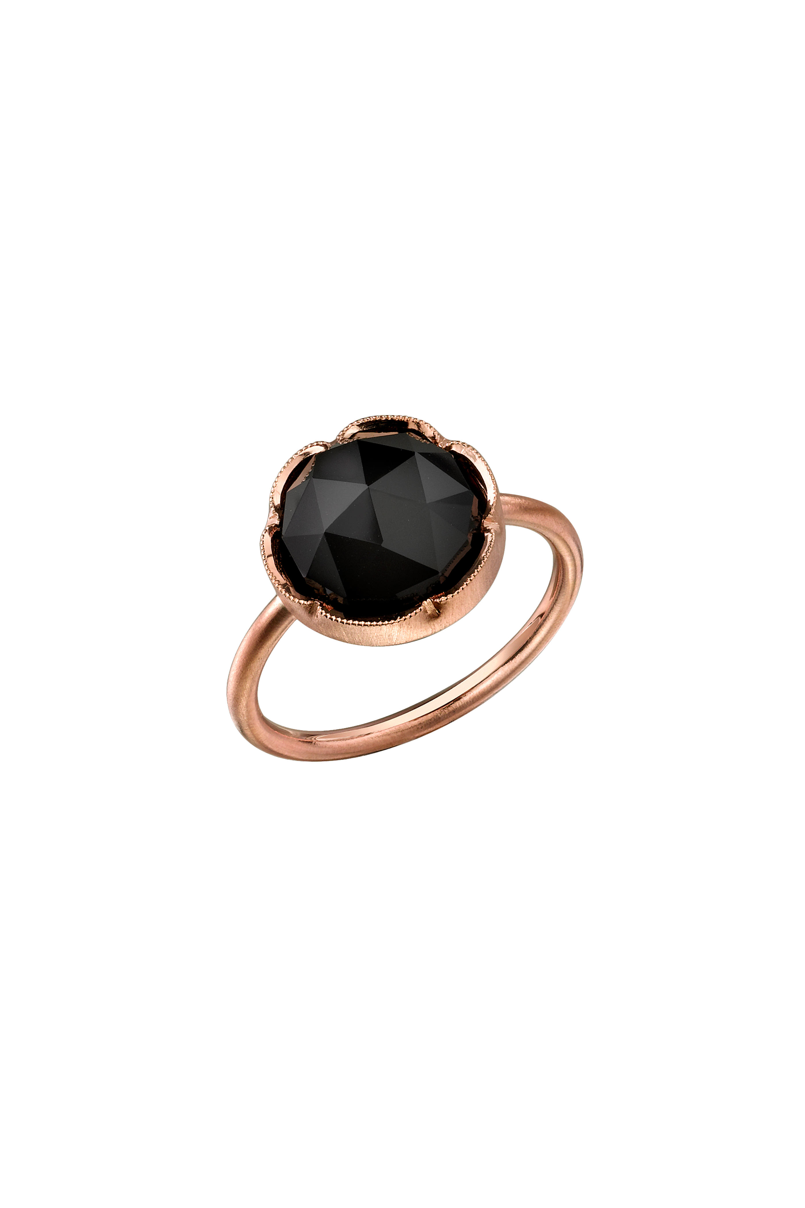 Irene Neuwirth 18k Rose Gold Black Onyx Ring Mitchell Stores