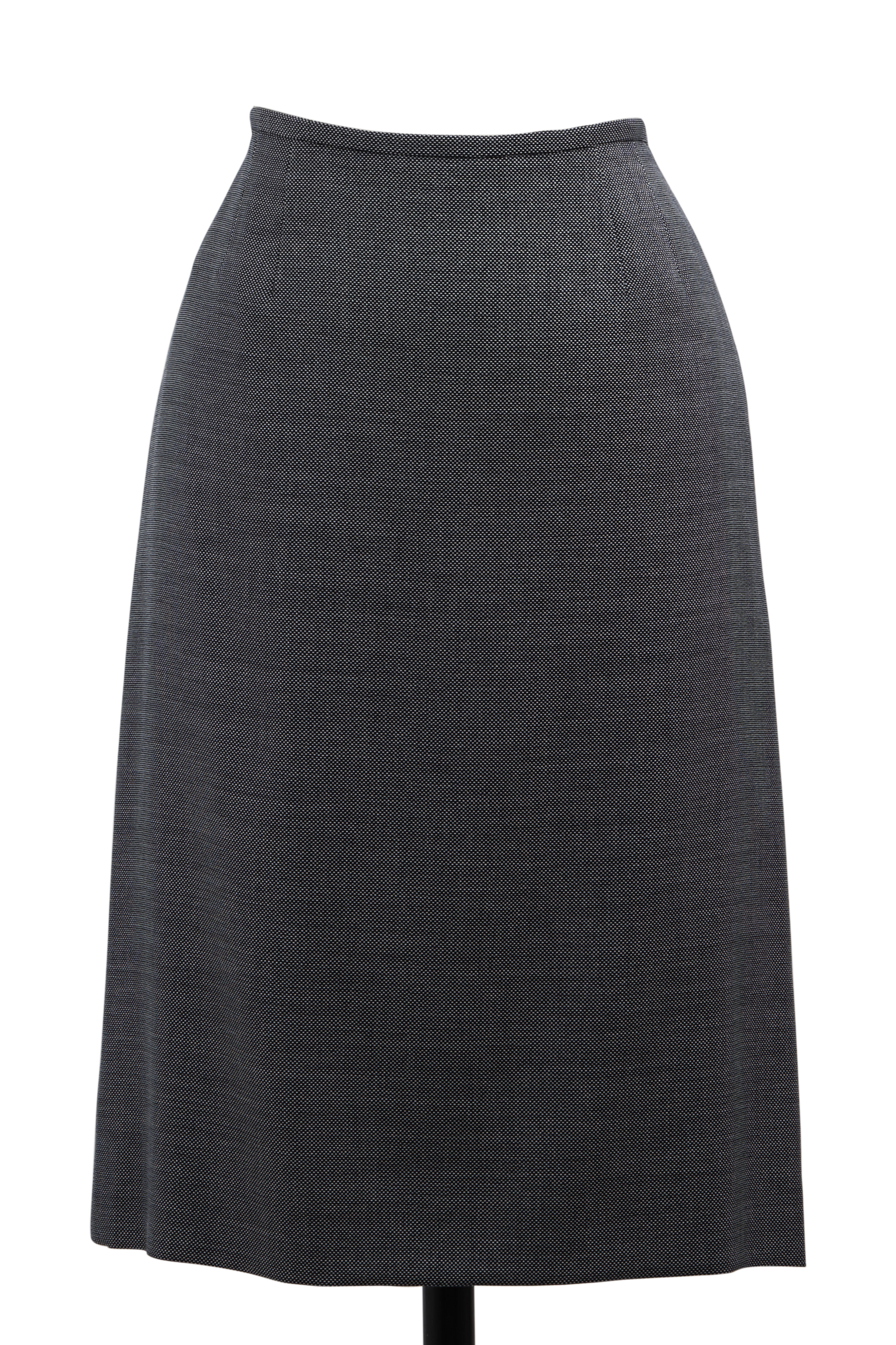 tweed skirt navy blue