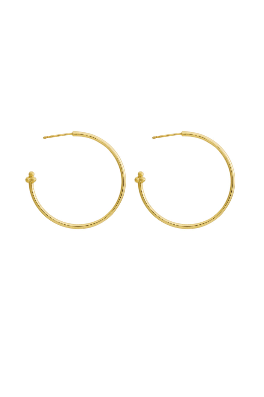 Yellow Gold Hoop Earrings