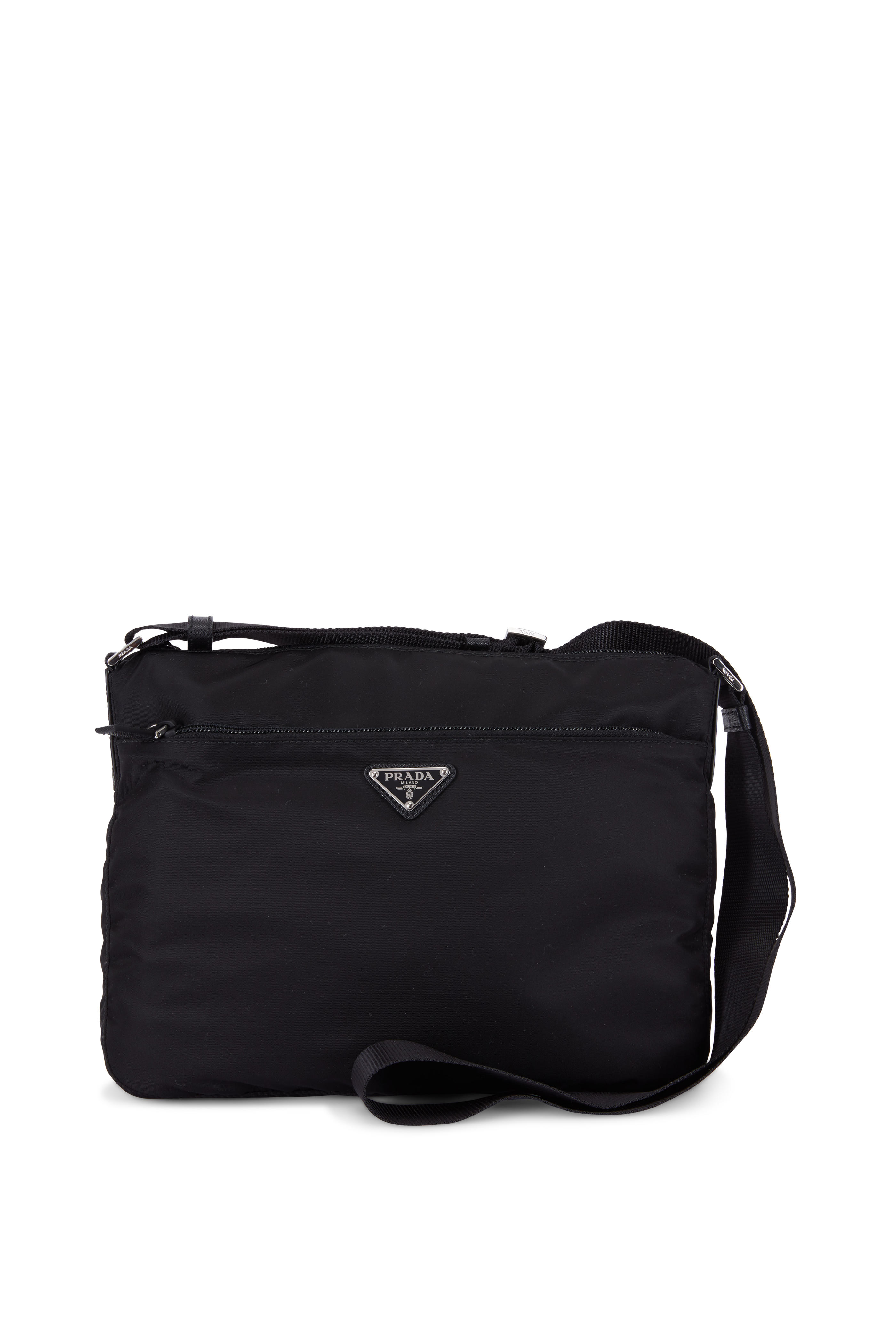 Prada - Black Tessuto Messenger Bag 