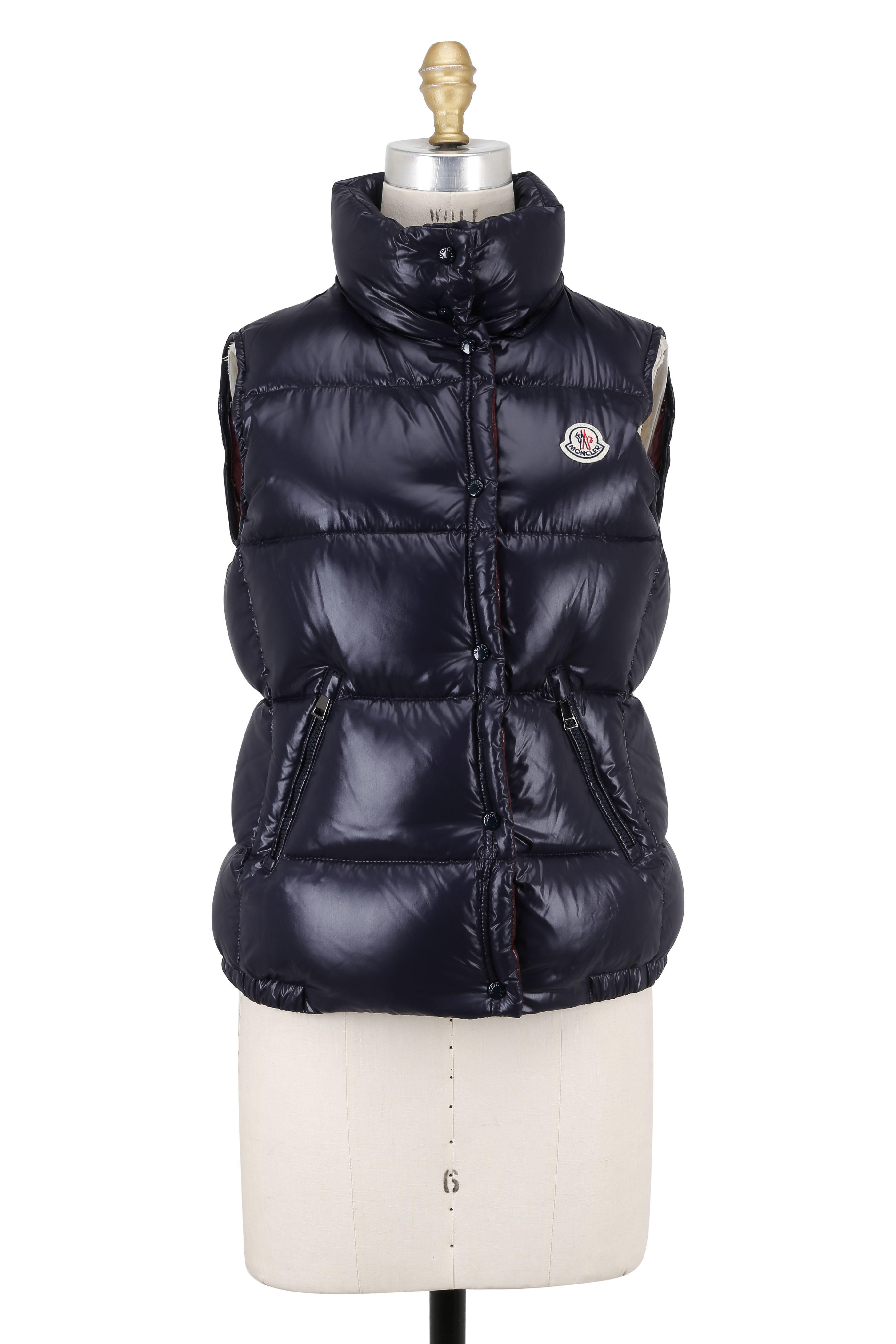 moncler shiny vest