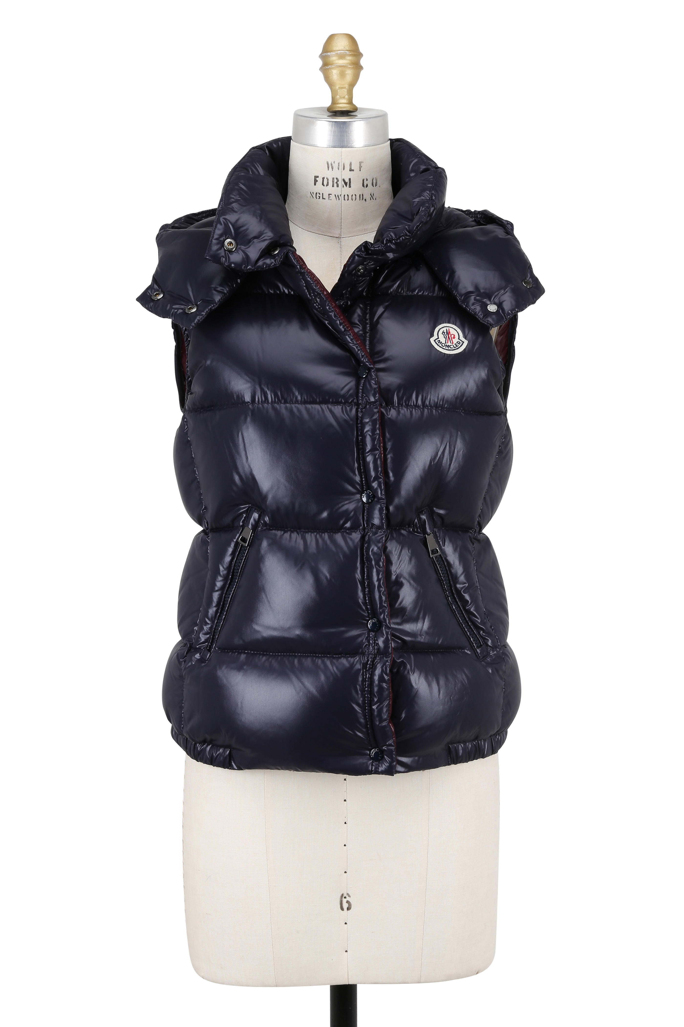 moncler hooded vest