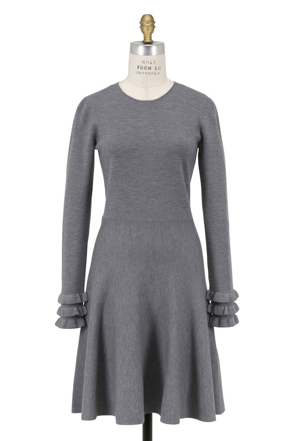 Akris Punto Black Long Sleeve T-Shirt w/ Faux Leather Neckline NWT main image 0