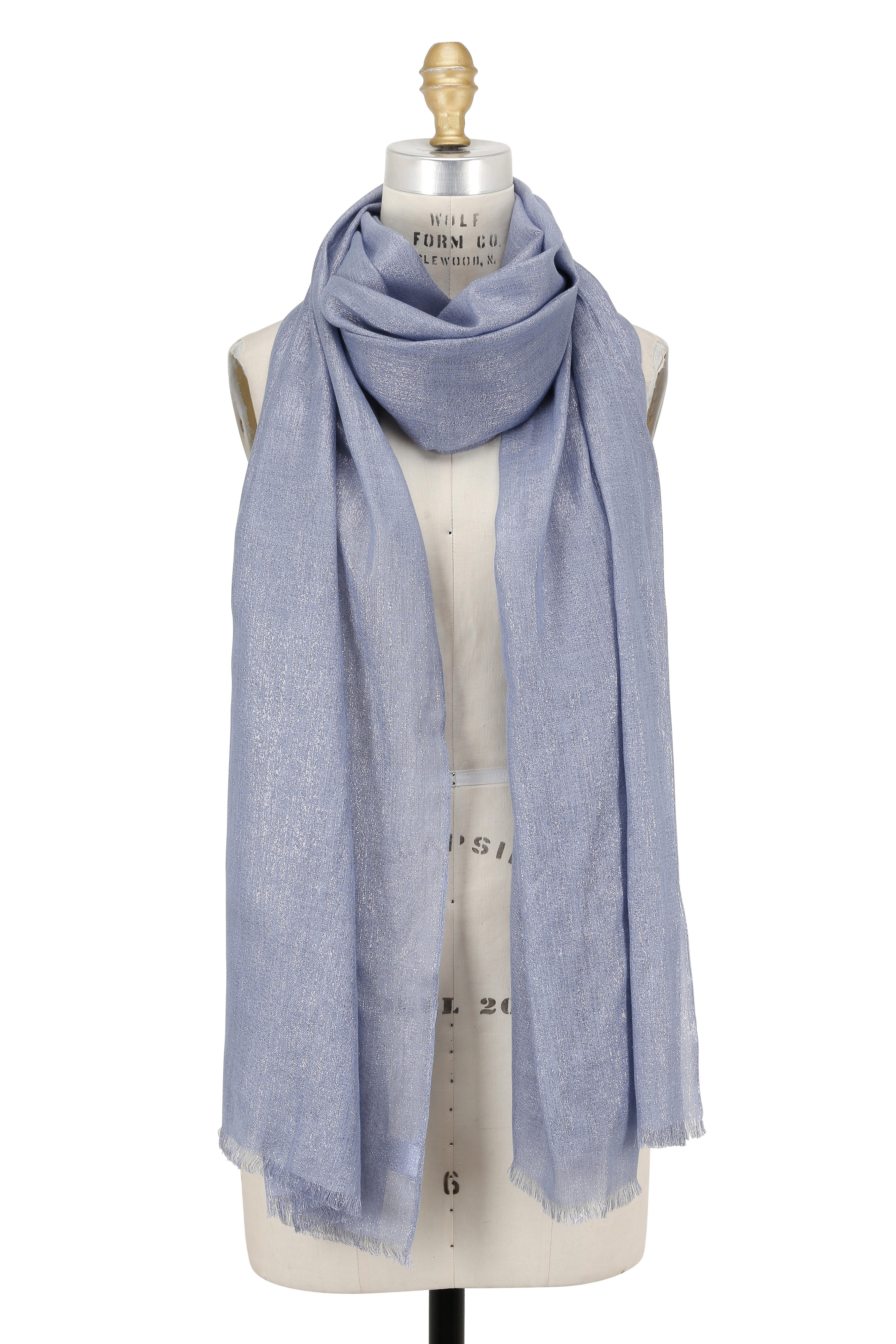 periwinkle scarf cashmere