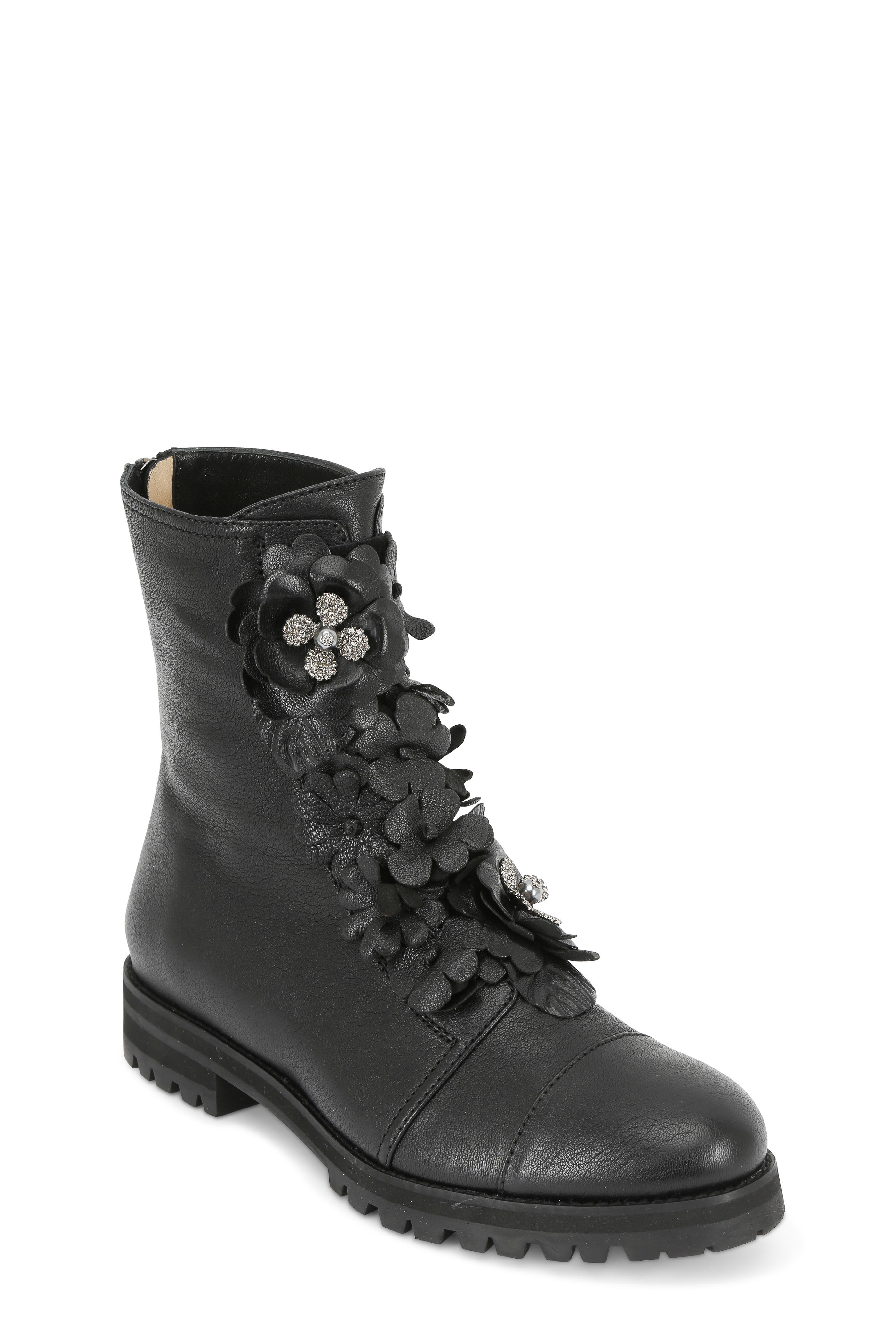 jimmy choo flower boots