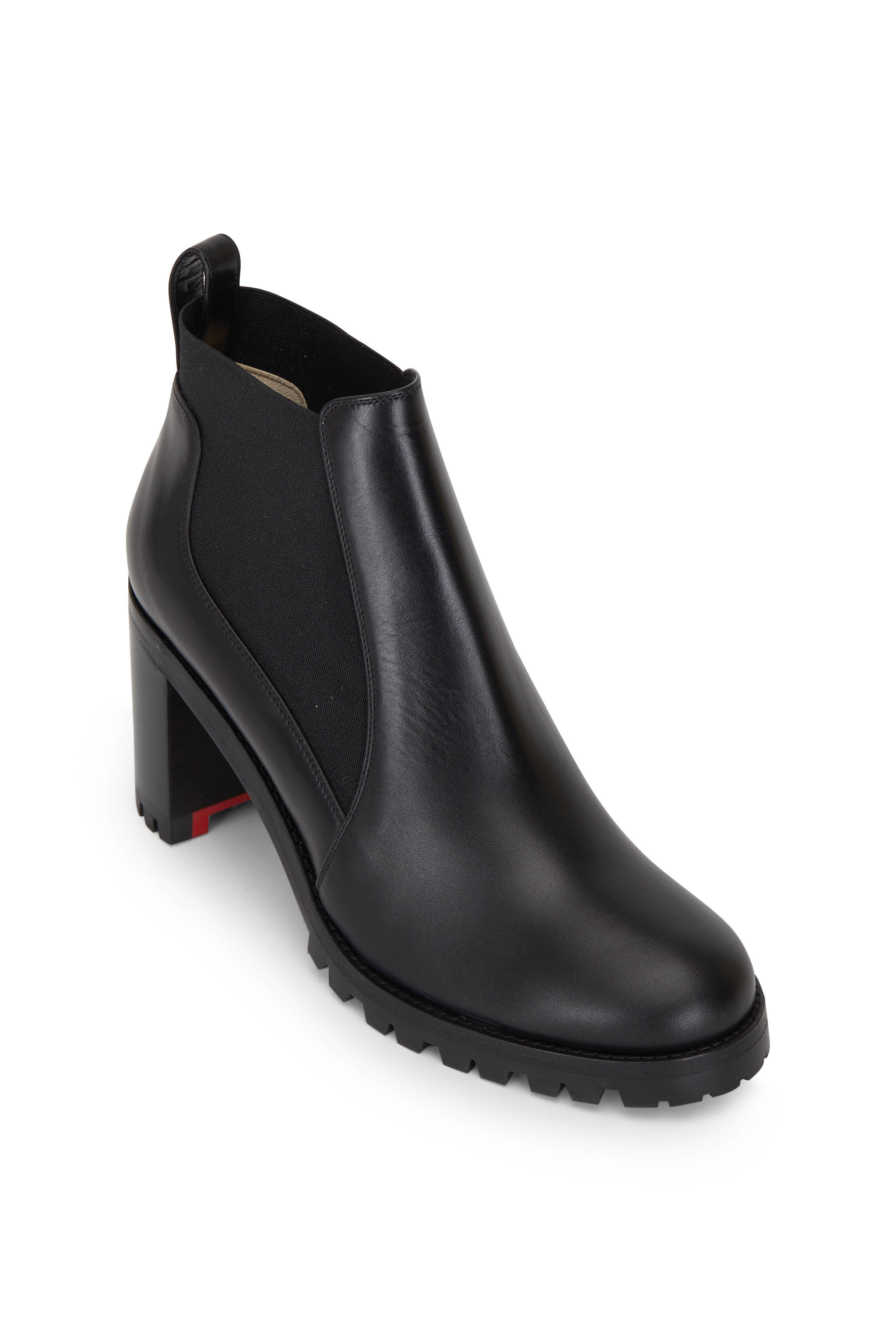 christian louboutin marcharoche leather ankle boots