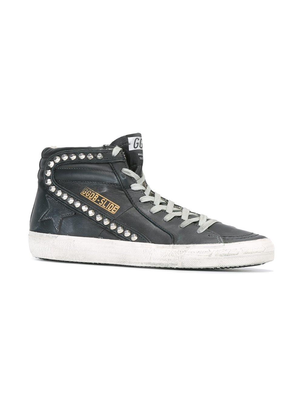 golden goose studded high tops