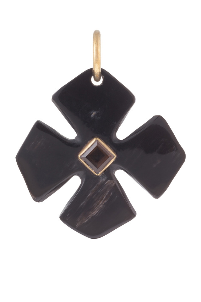 Kimalta Horn Clover Pendant