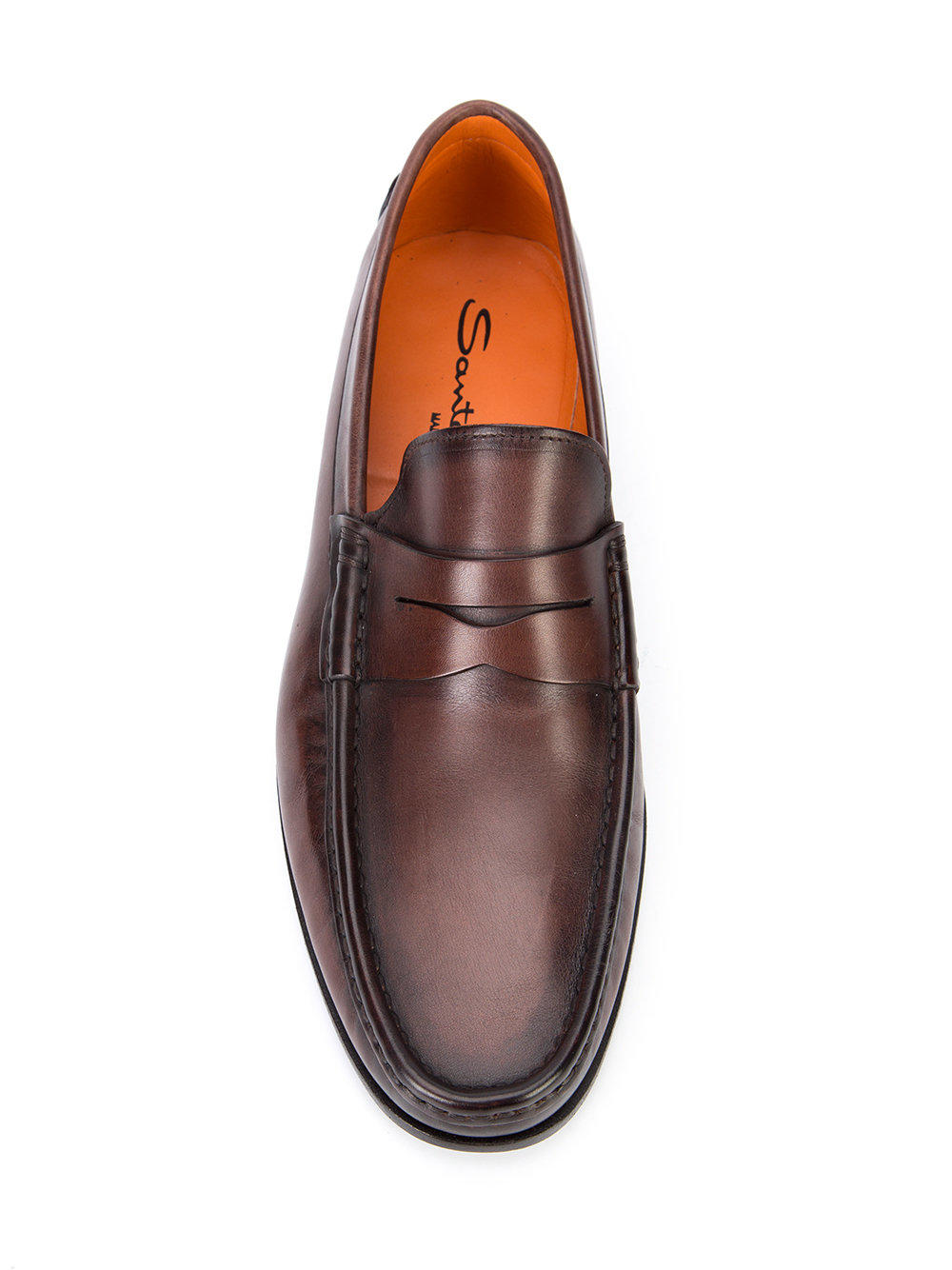 santoni fergus penny loafer