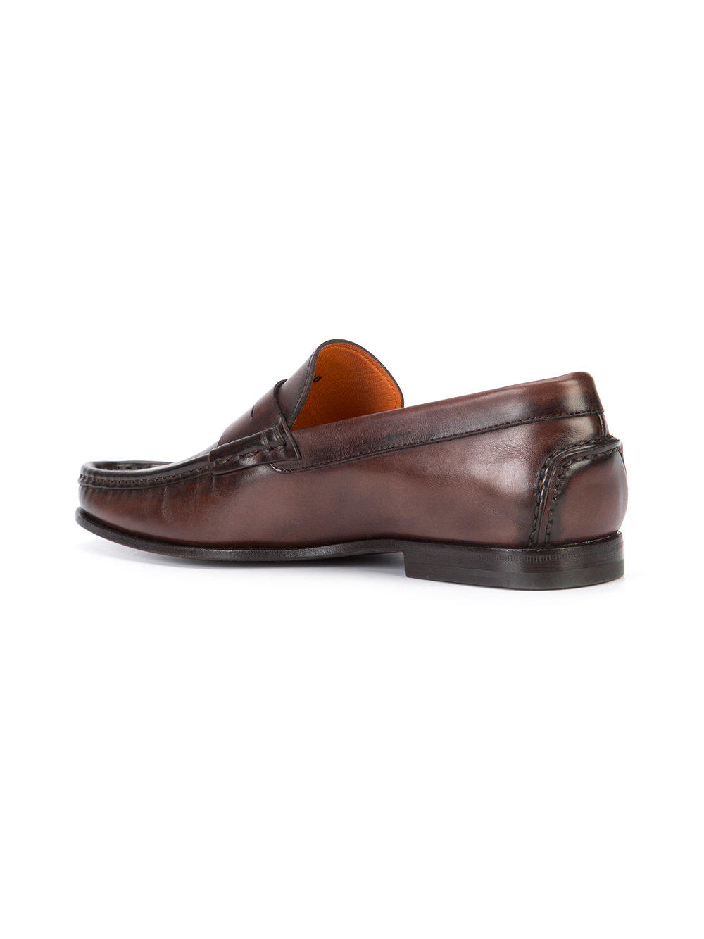 santoni fergus penny loafer