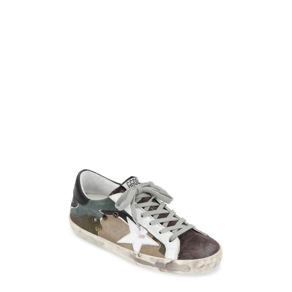 camo golden goose sneakers womens