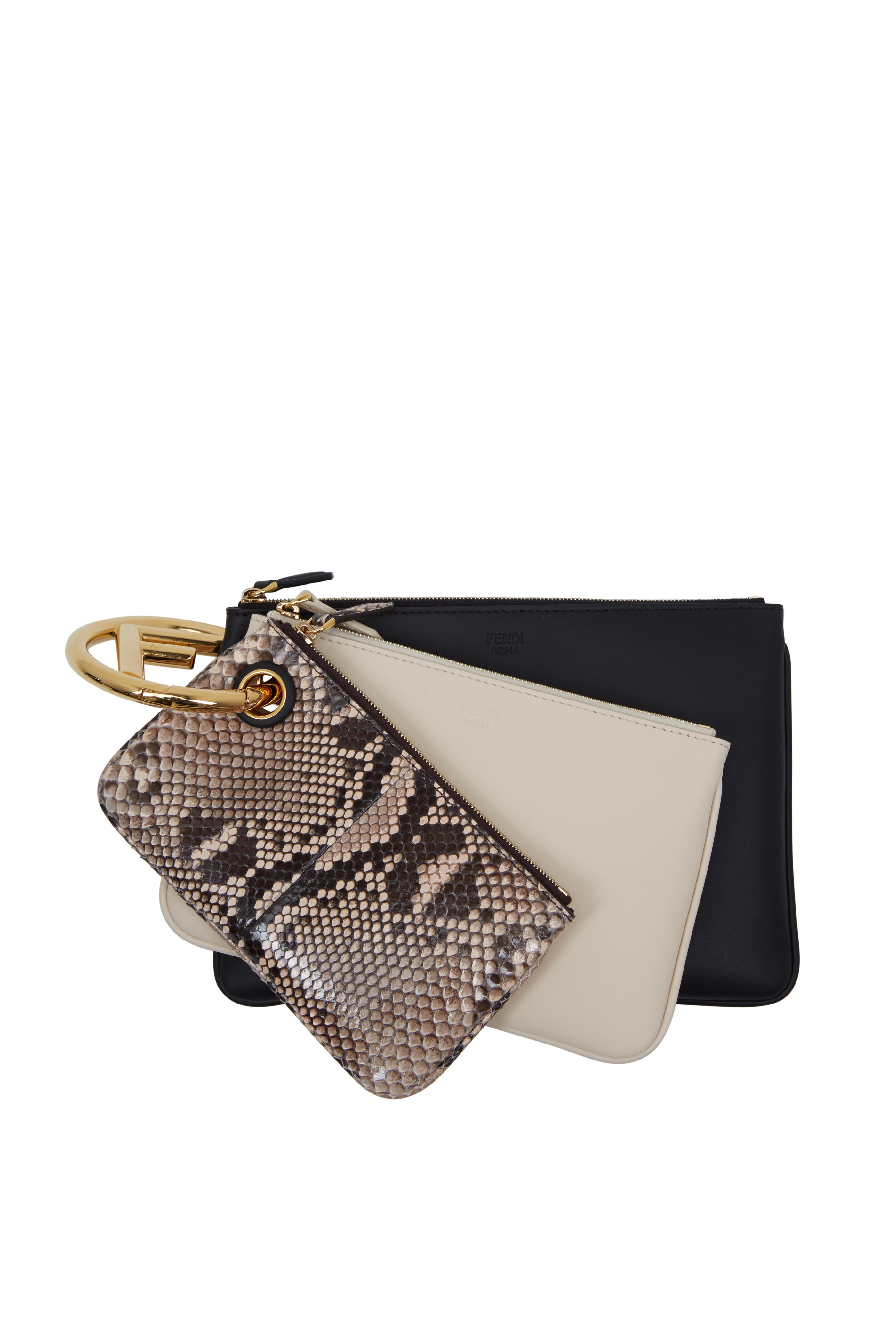 fendi triplette pouch
