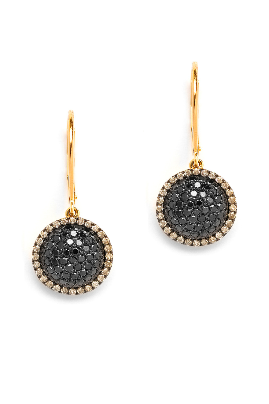 Black Diamond Chakra Earrings
