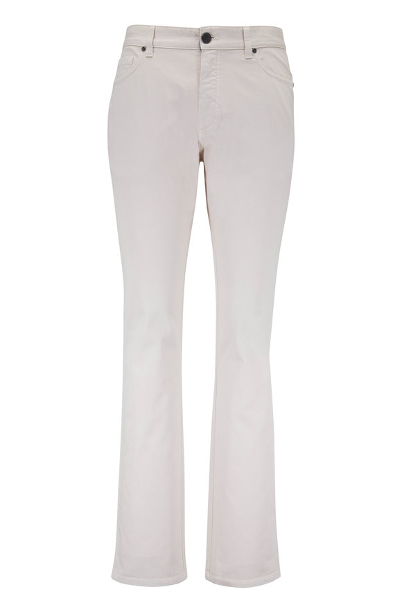 Ermenegildo Zegna Stone Piquè Five Pocket Pant