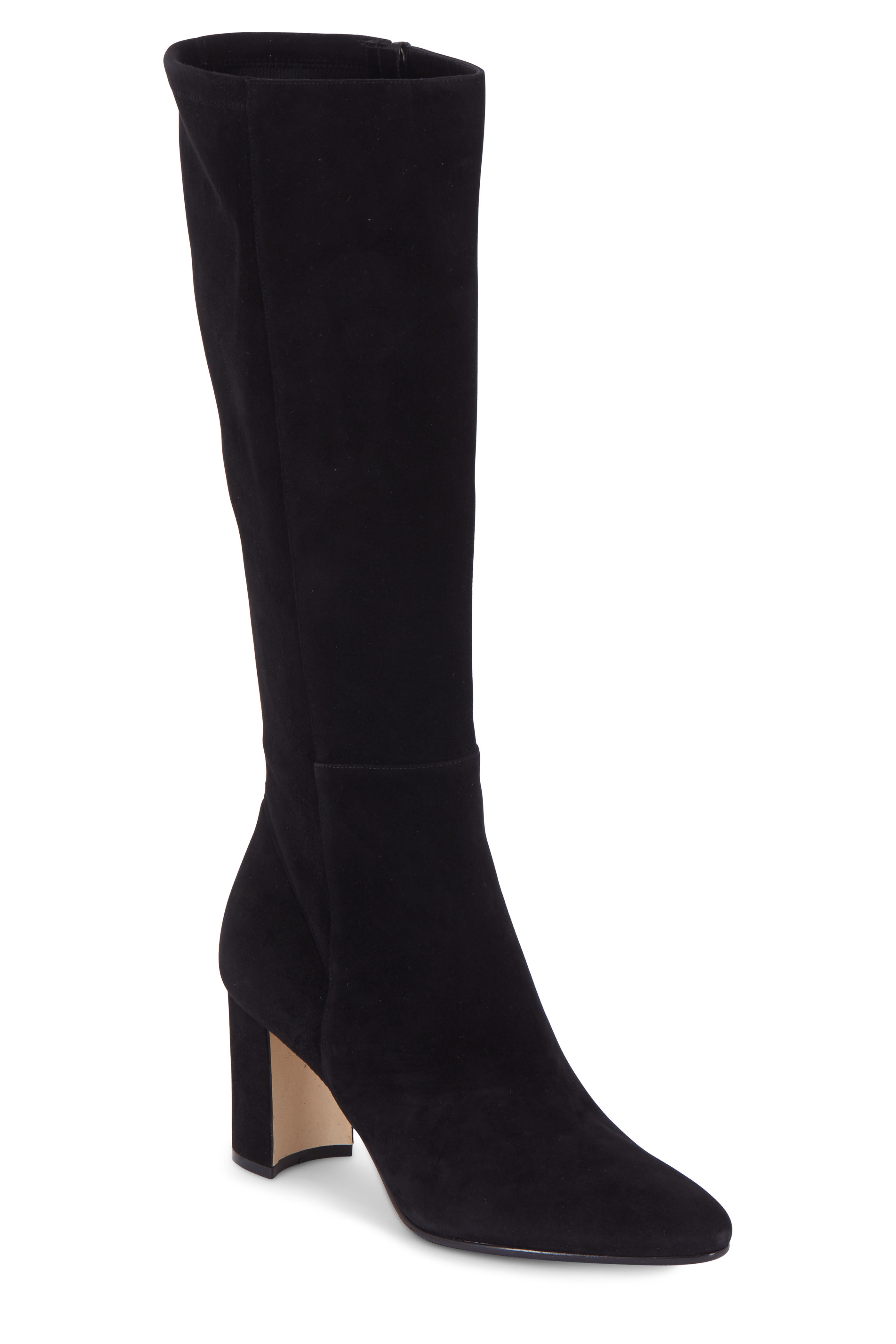 high black suede boots