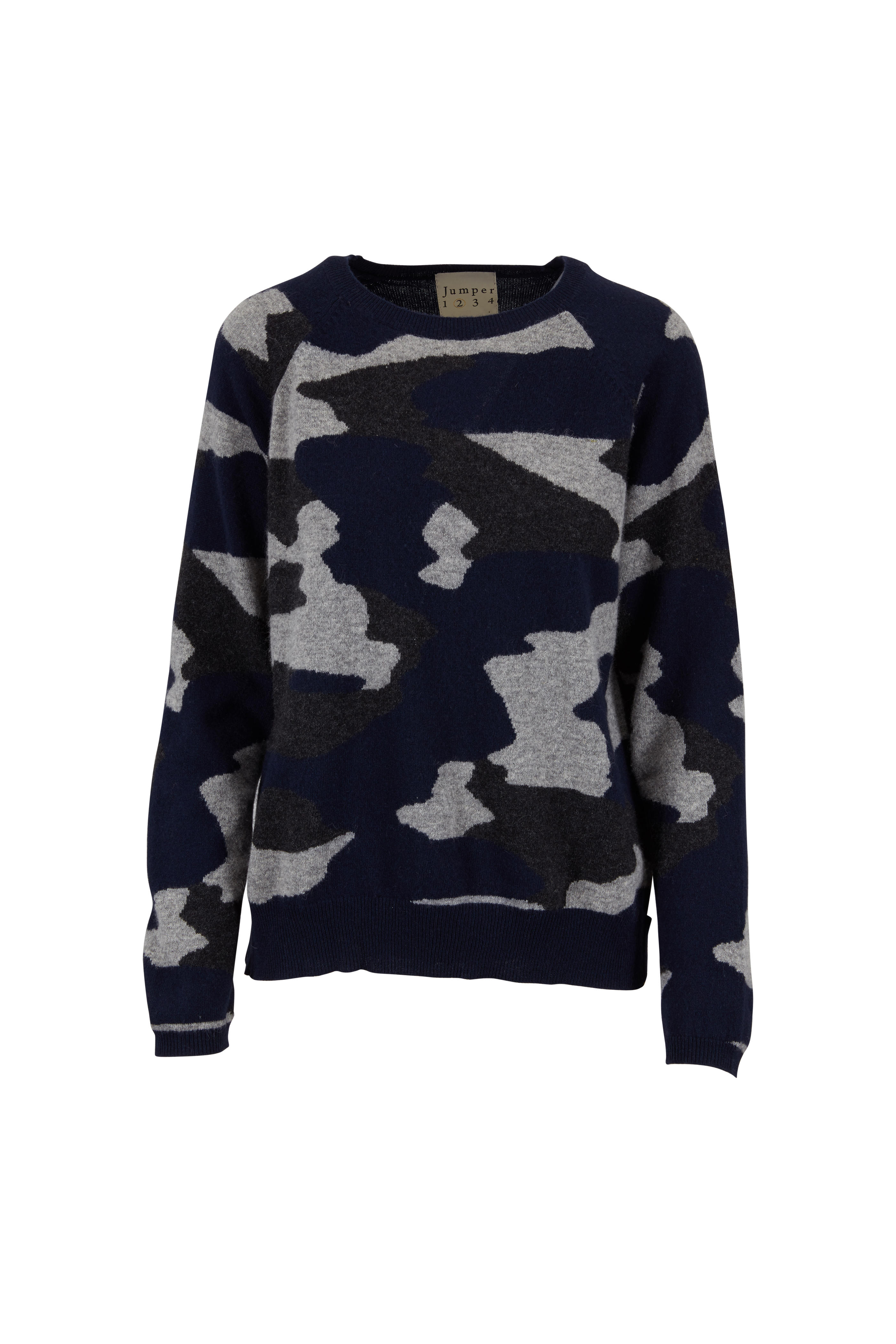 camo cashmere sweater