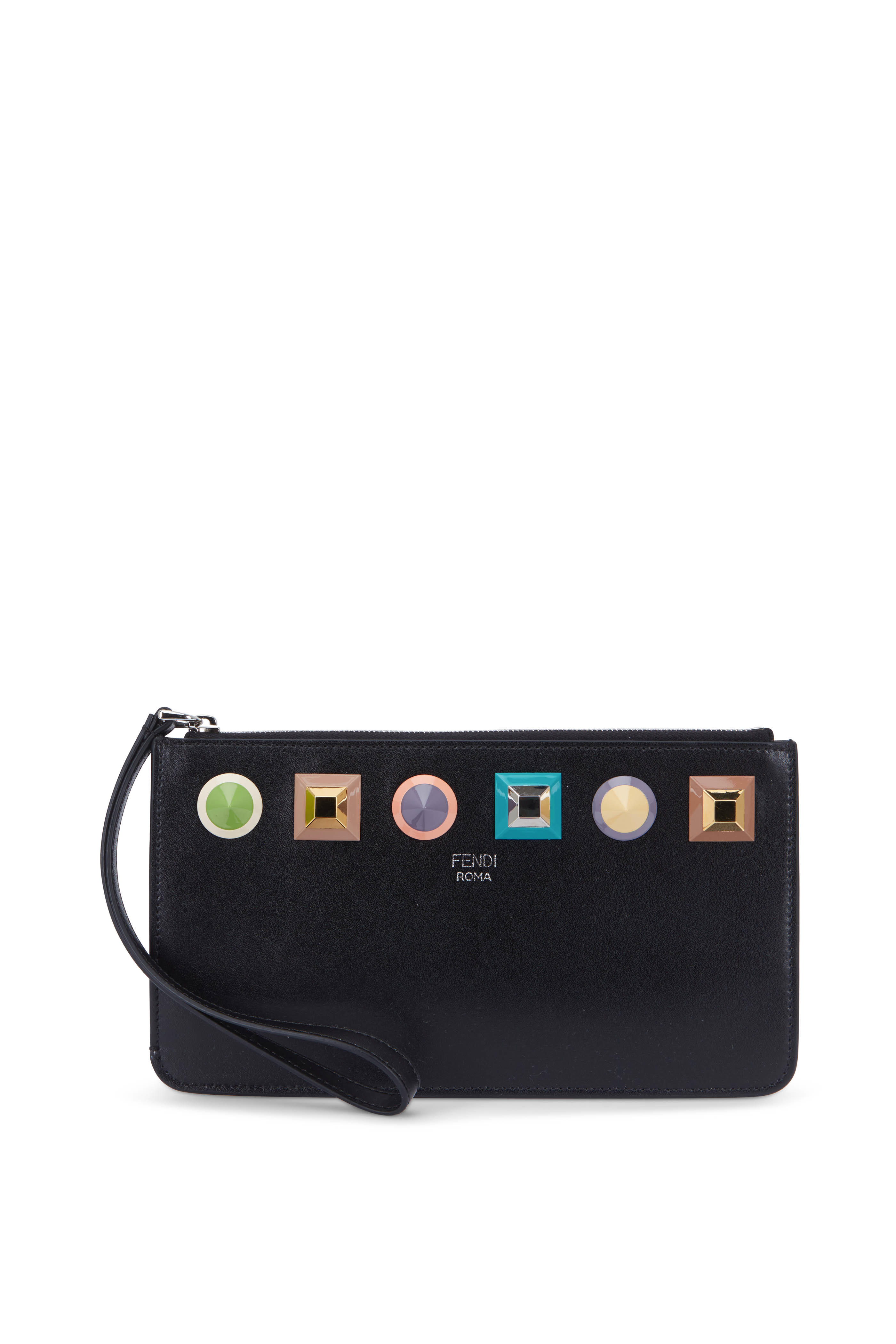 fendi wristlet pouch