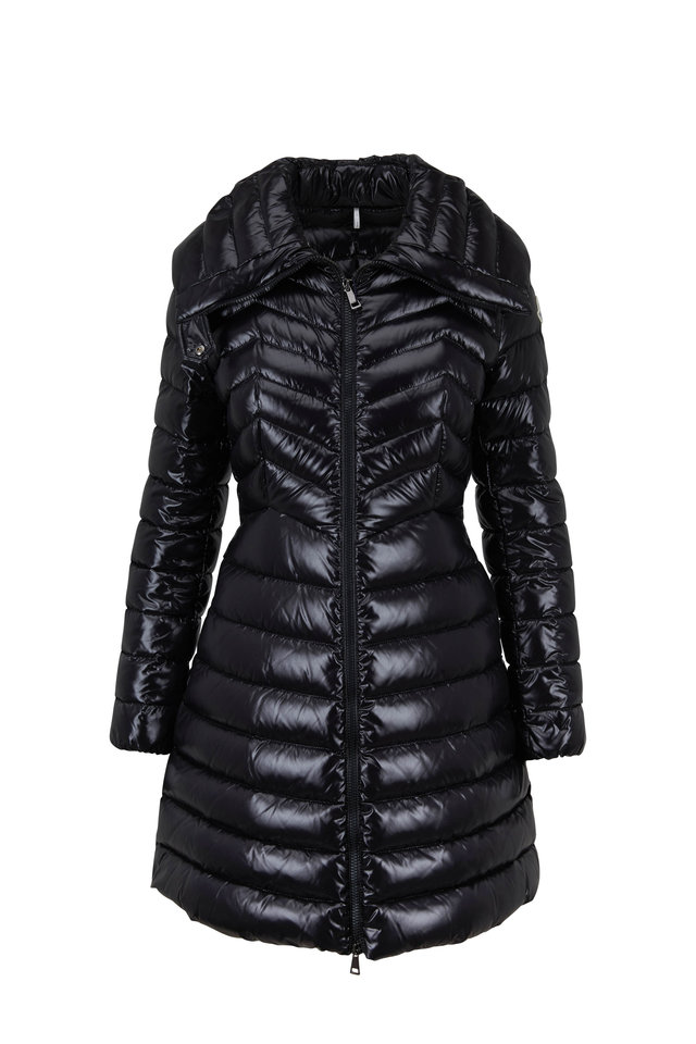 moncler black shiny coat moncler black shiny coat