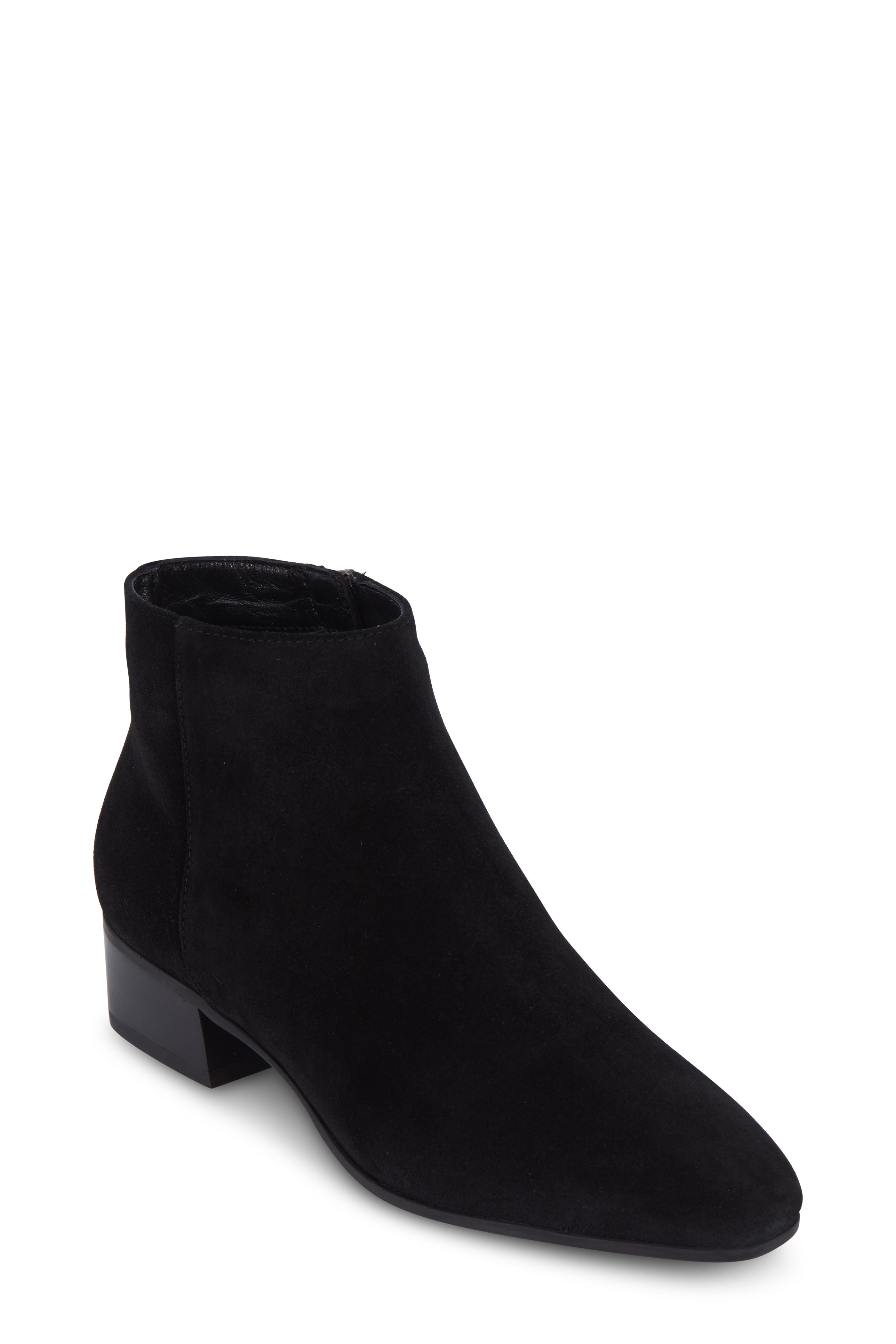 Fuoco Black Suede Weatherproof Bootie 