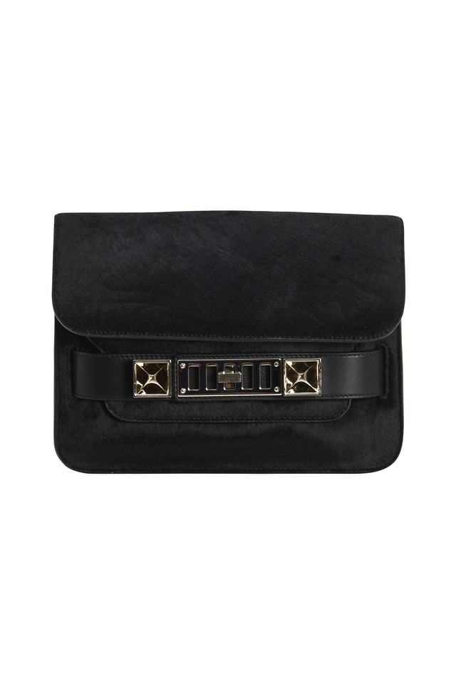 PS11 Mini Classic Pony & Leather Shoulder Bag
