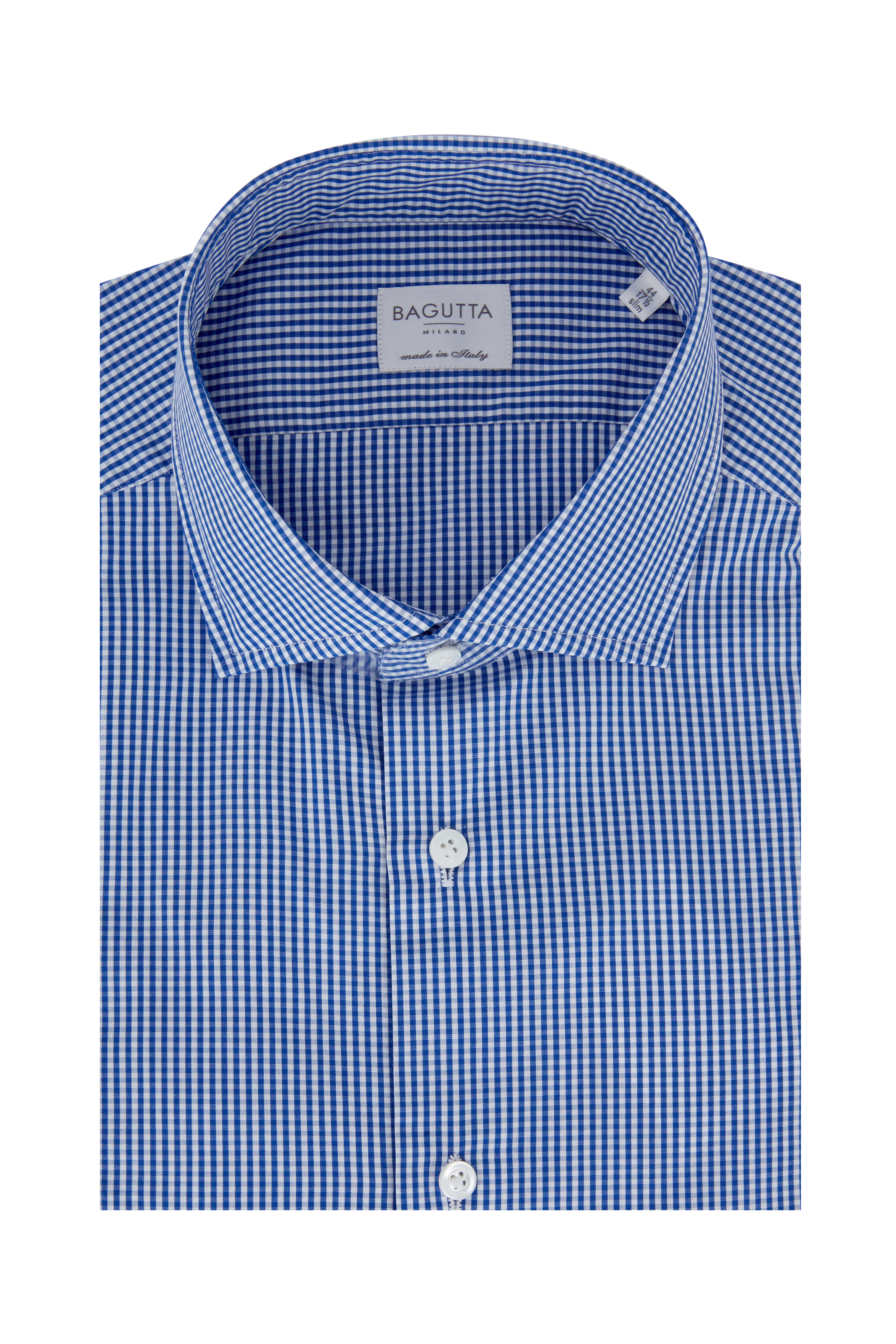 royal blue slim fit dress shirt