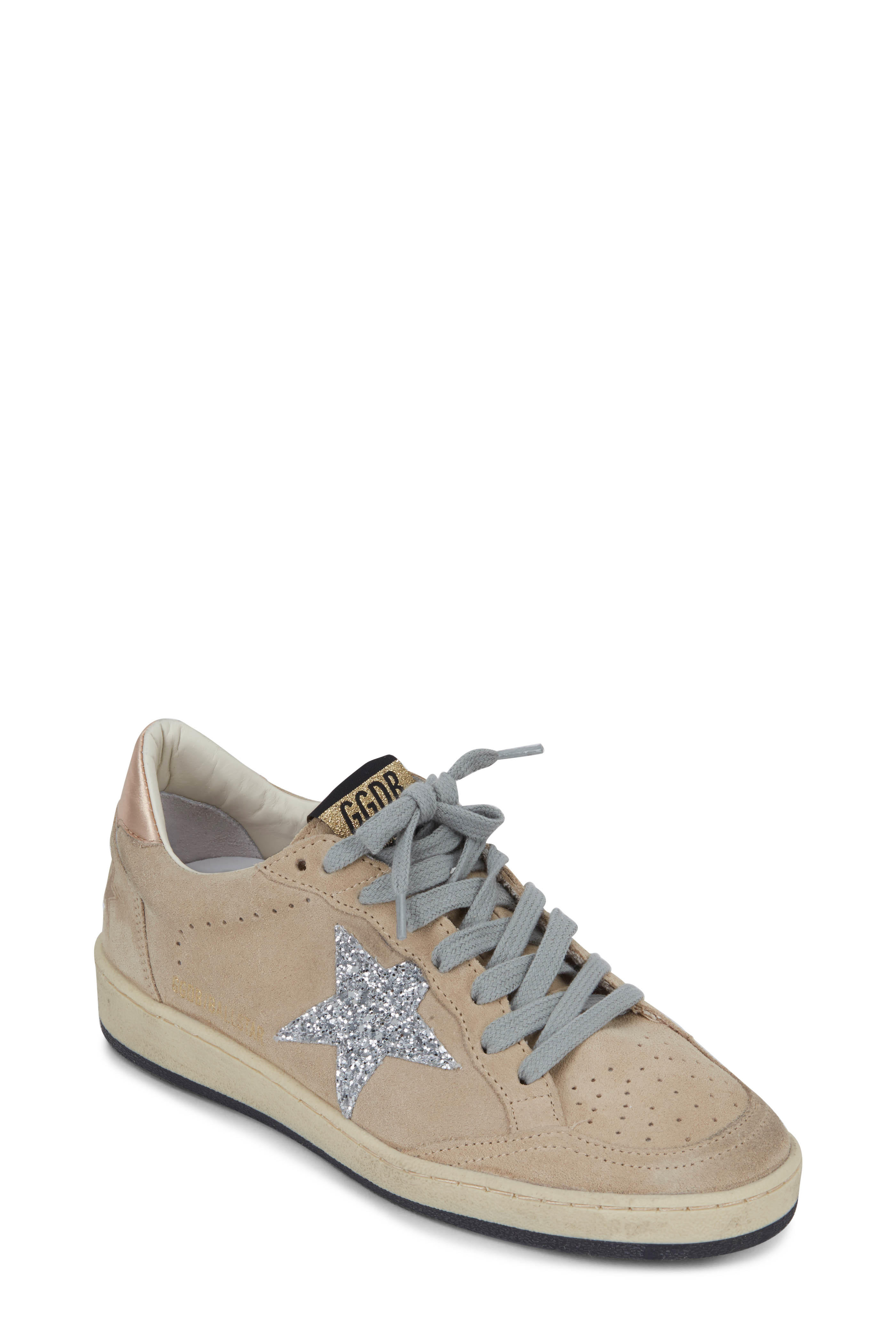 golden goose beige sneakers