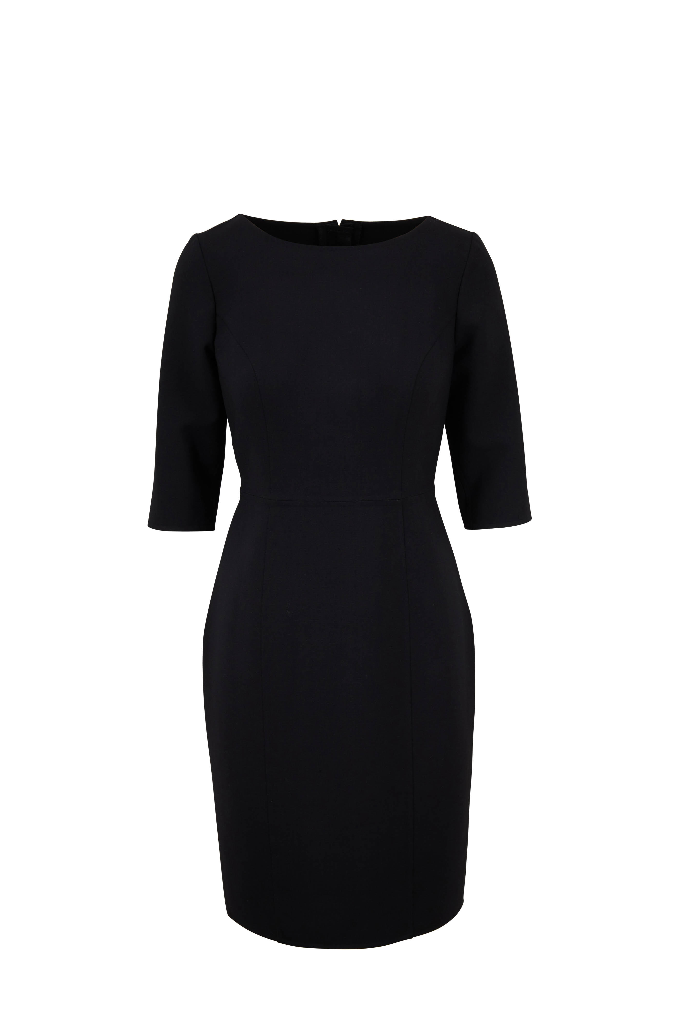 three quarter sleeve sheath dress