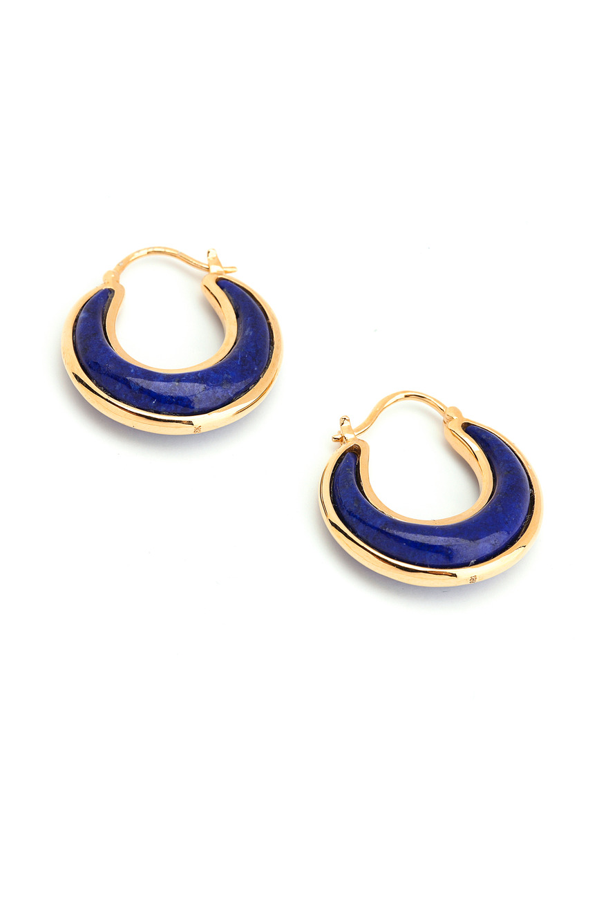 Luna Lapiz Lazuli Earrings