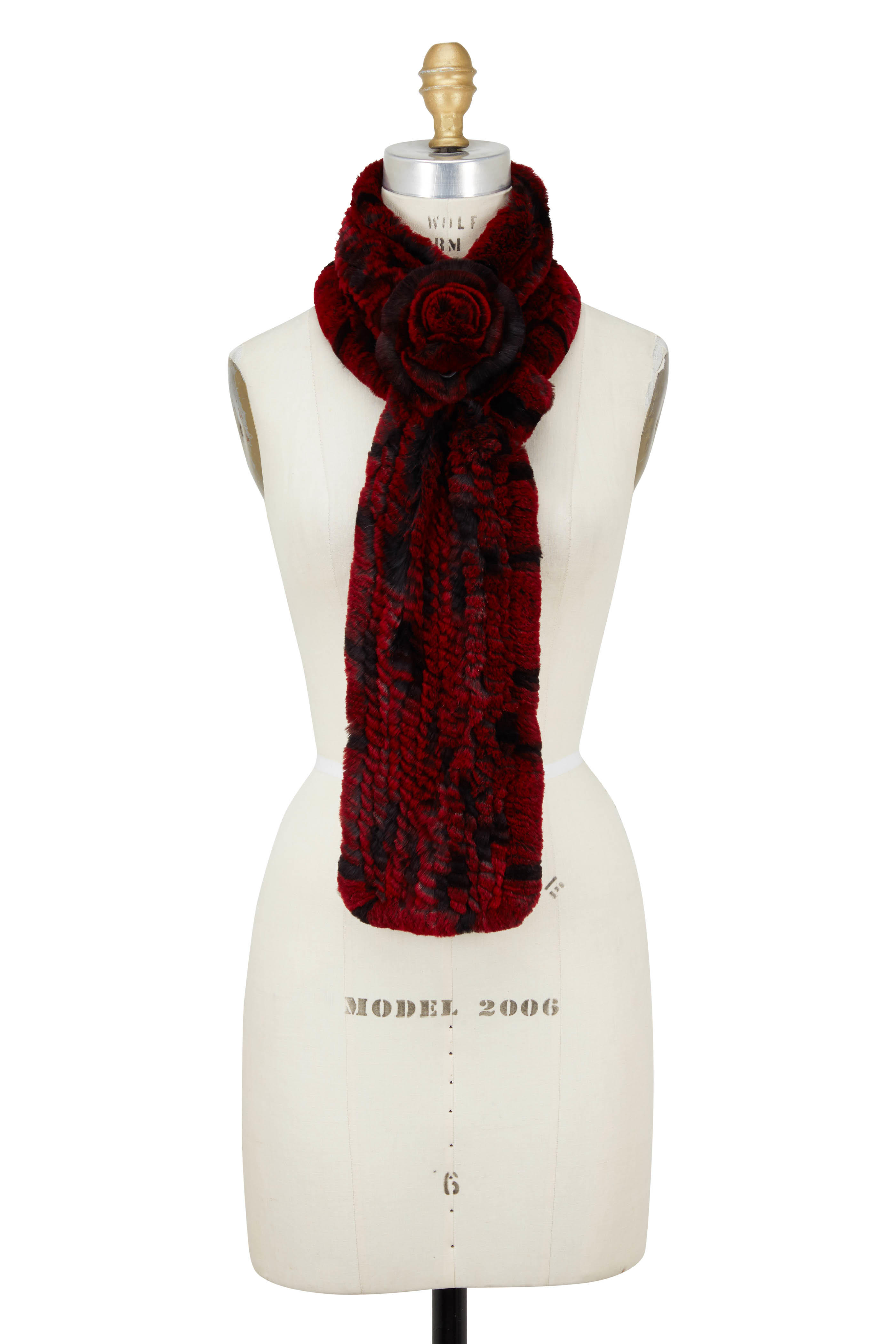 rosette scarf