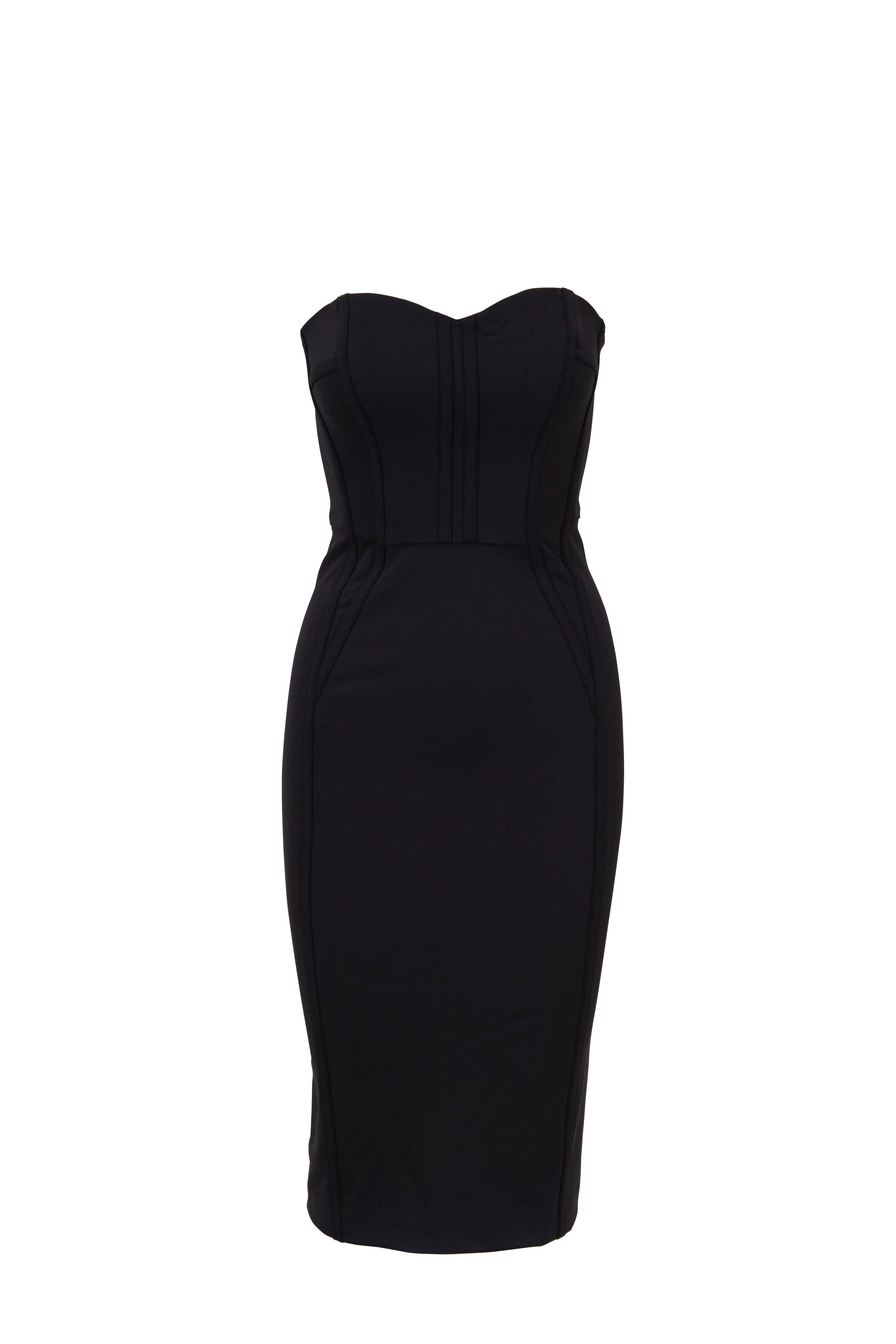 veronica beard strapless dress