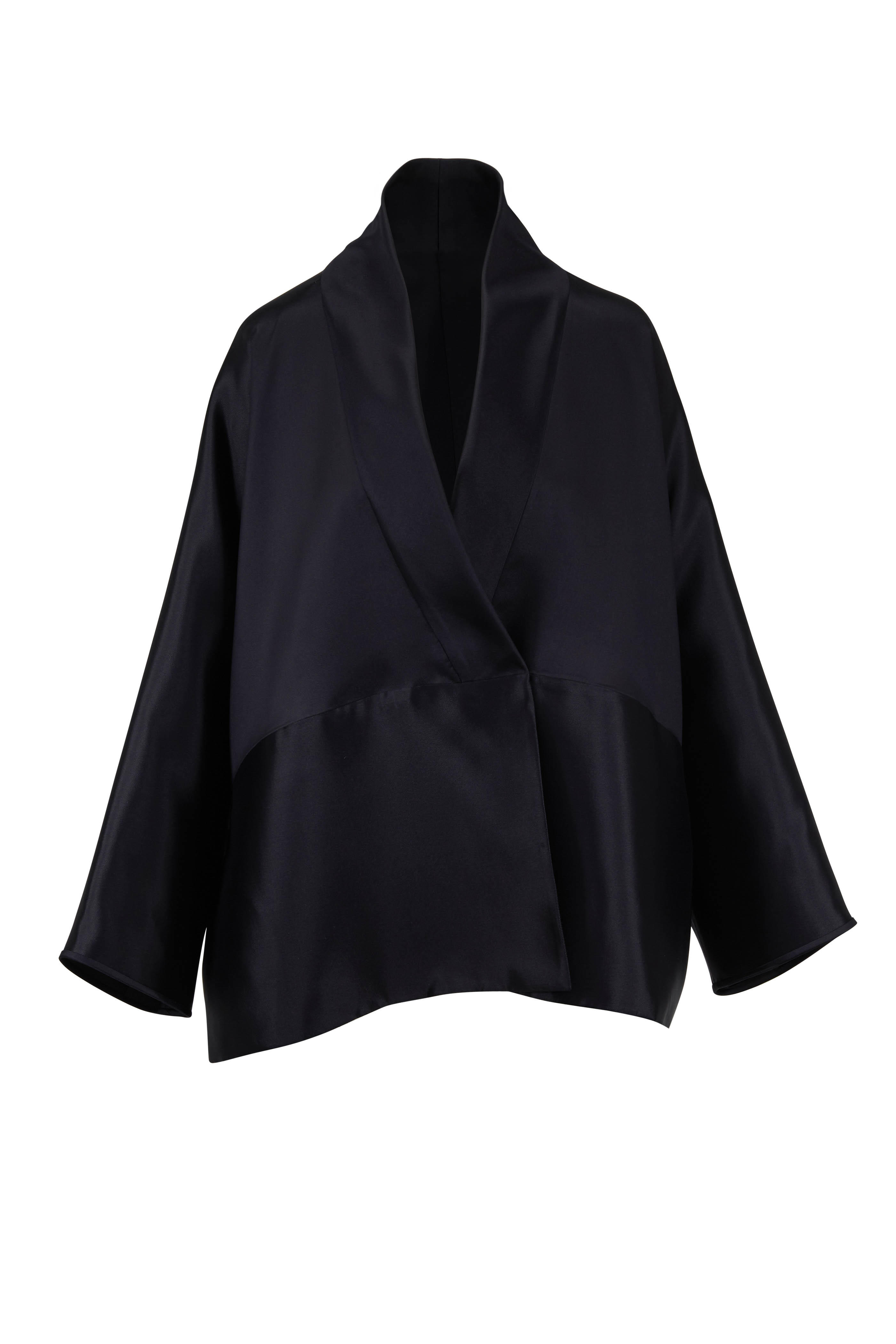 silk wrap jacket