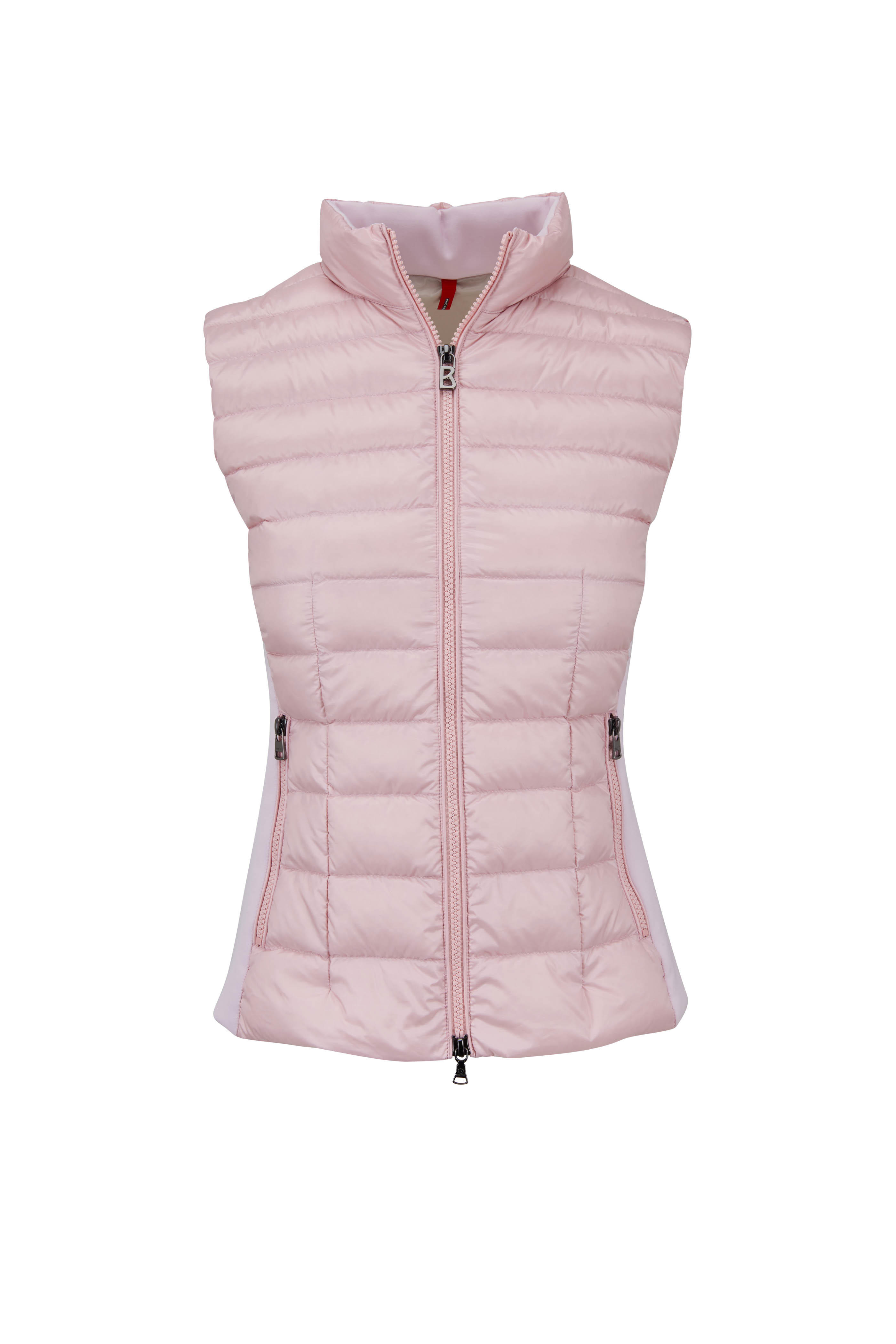 light pink down vest