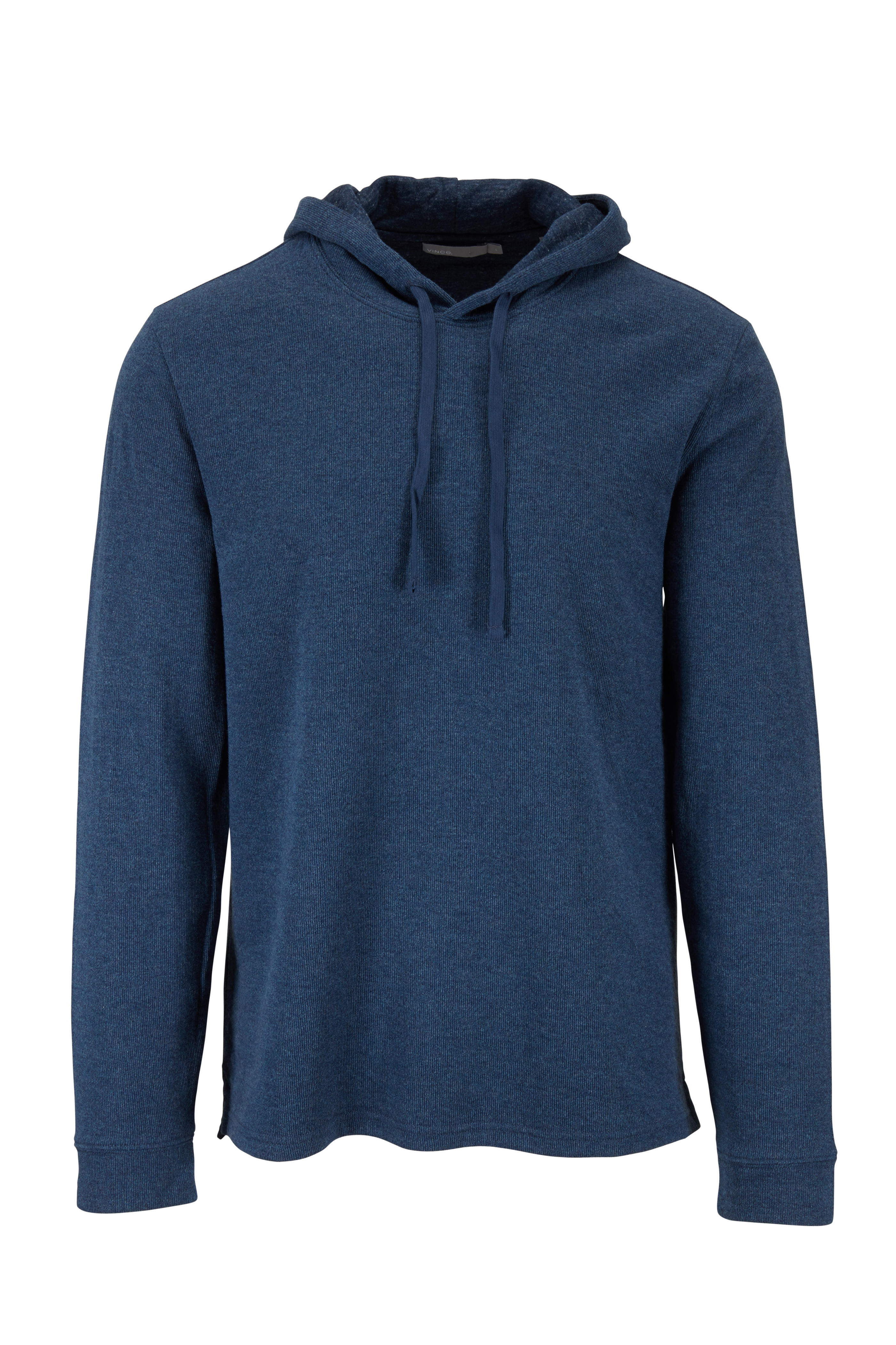 heather navy hoodie