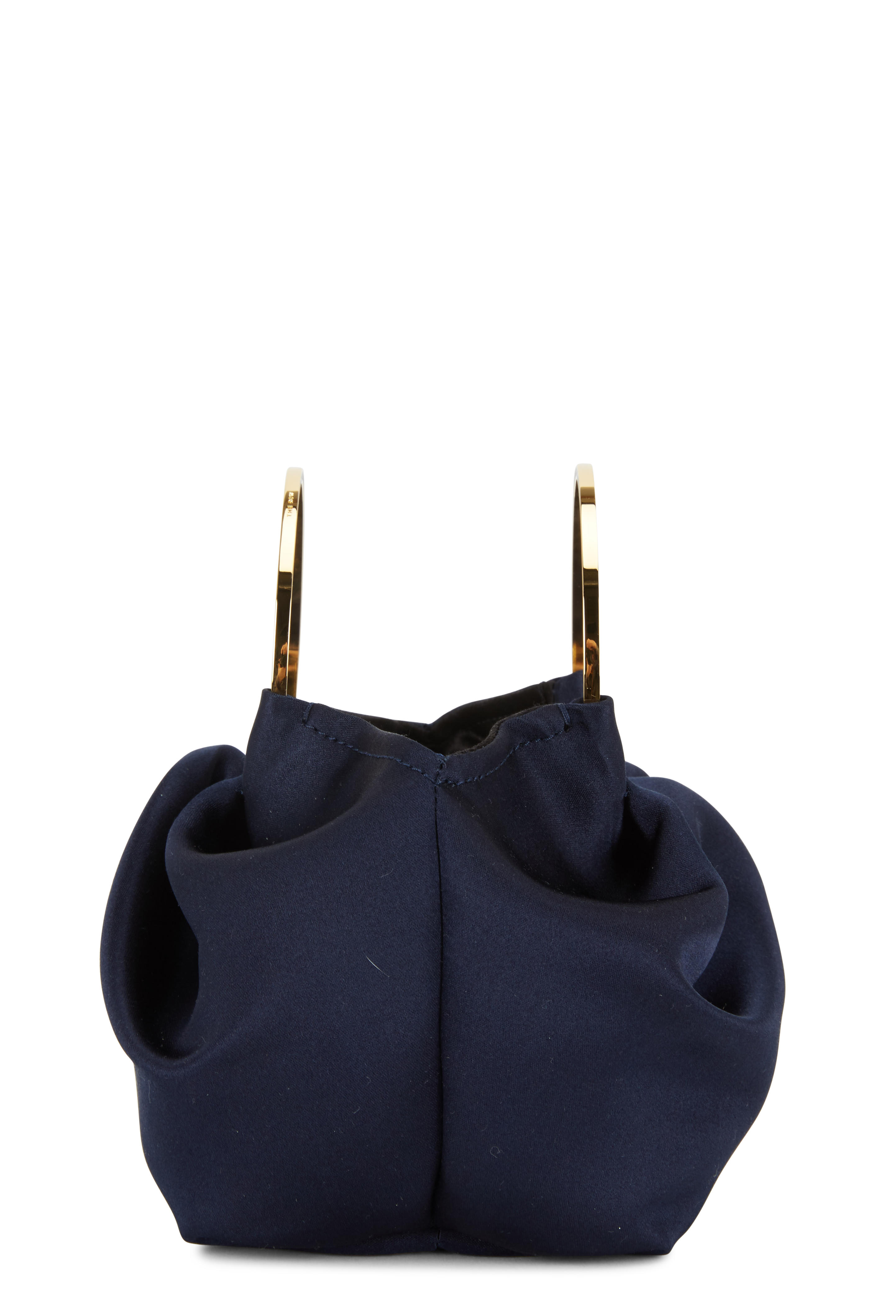 navy circle bag