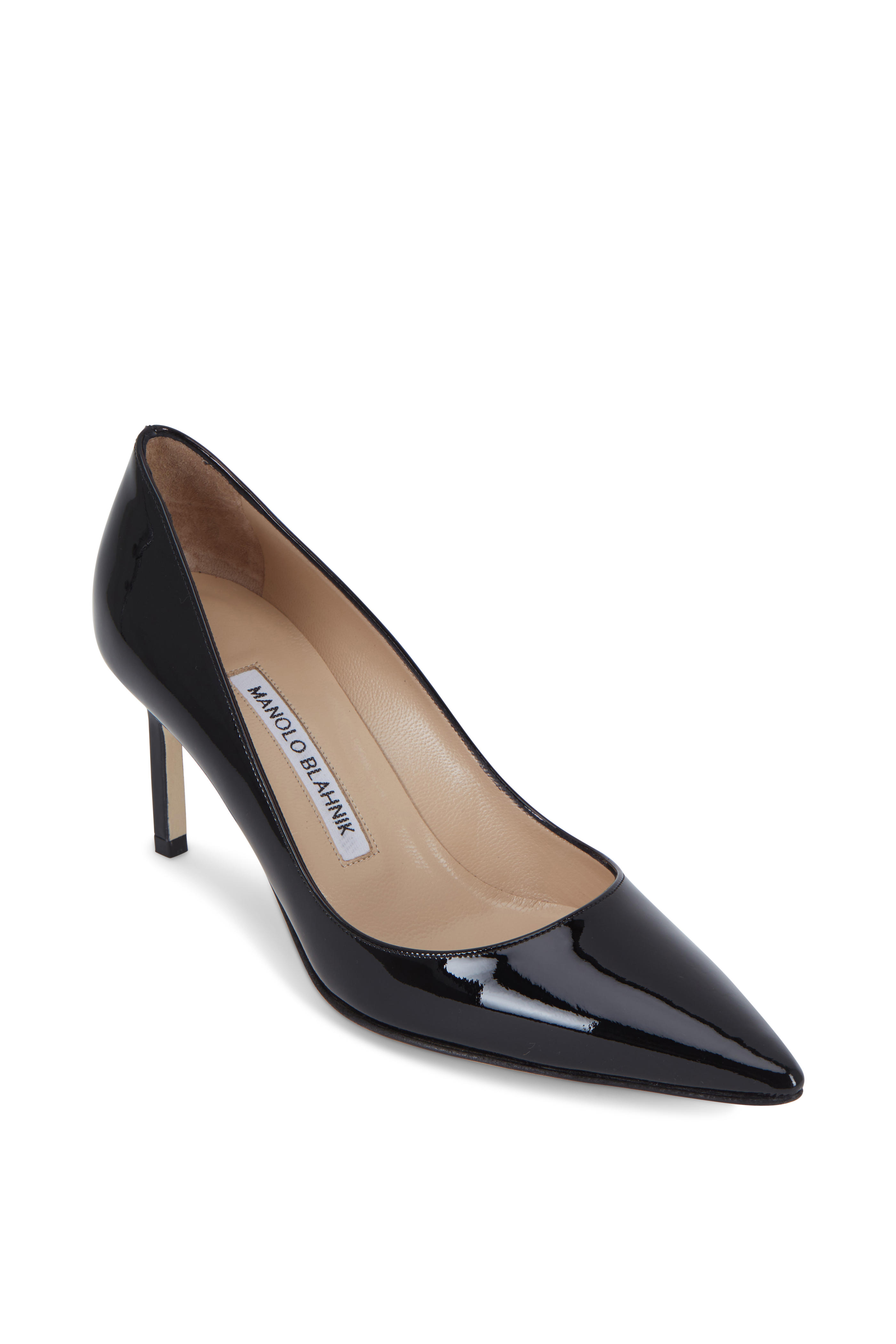 Lisa Black Patent Leather Pump, 70mm 