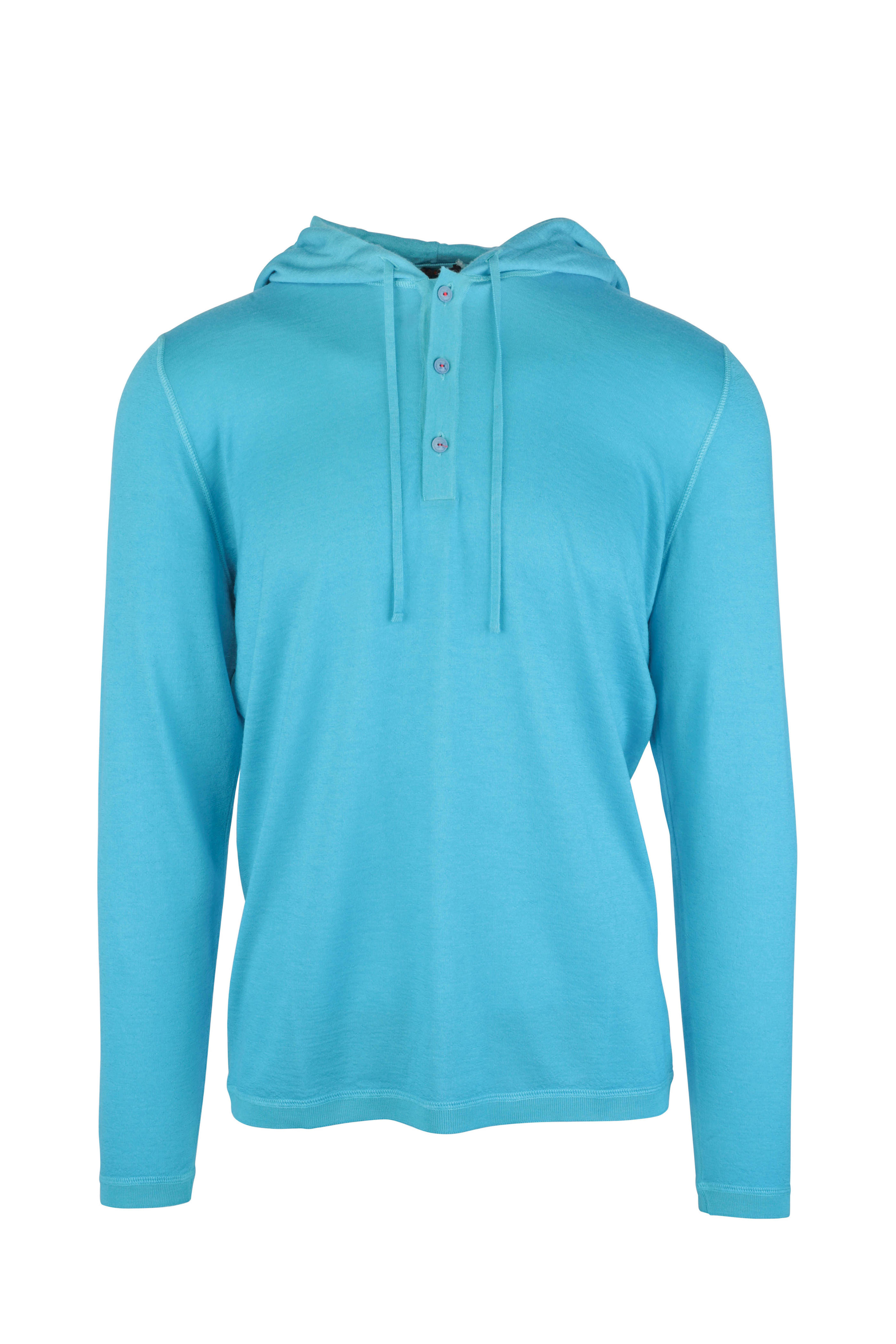 aqua cashmere hoodie