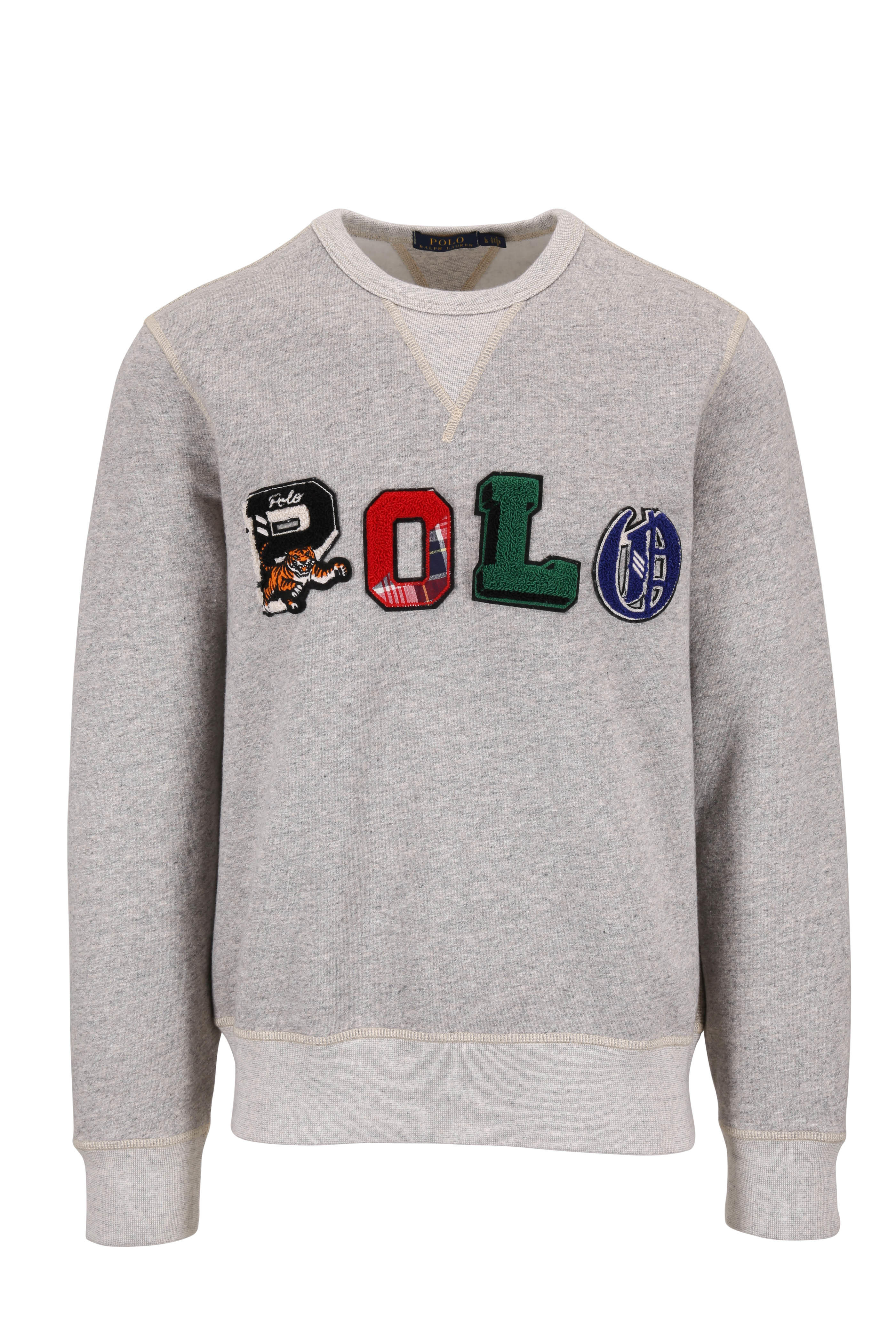 polo crewneck sweatshirt