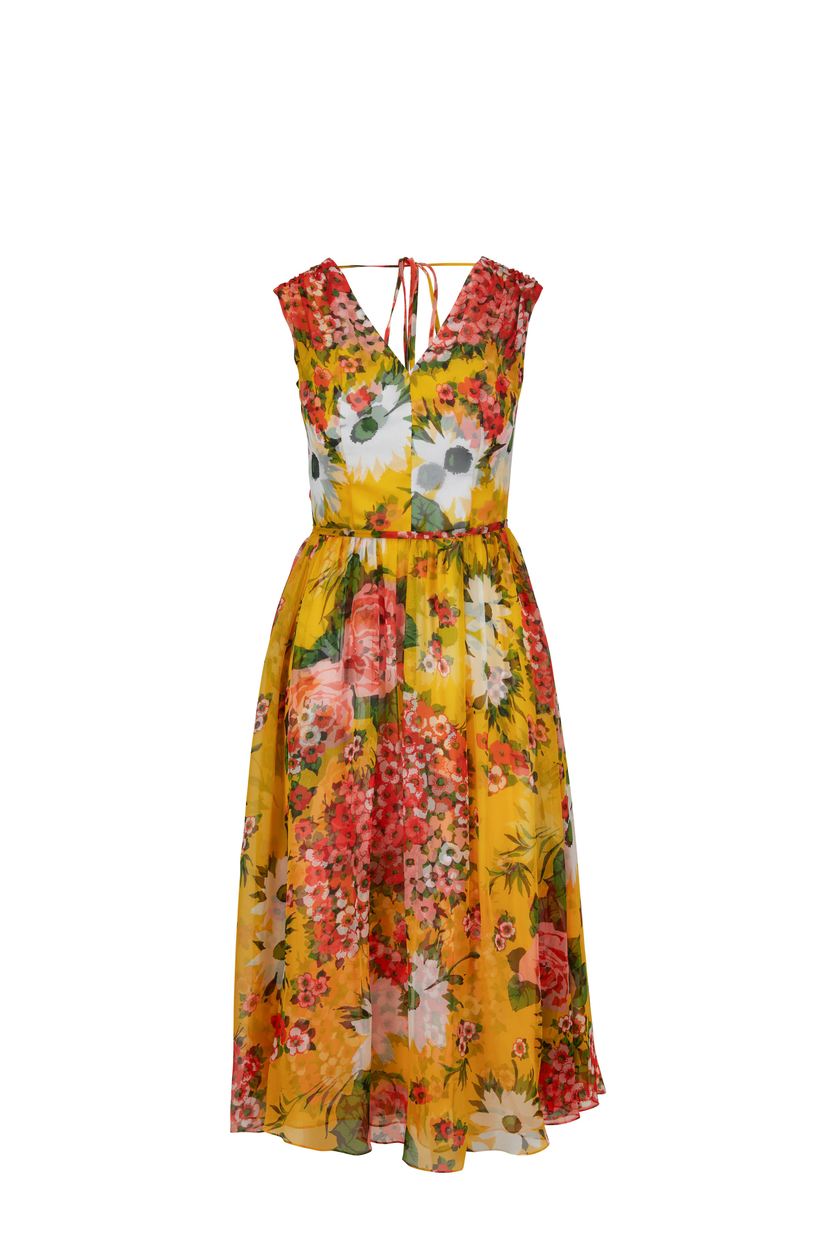 carolina herrera yellow dress