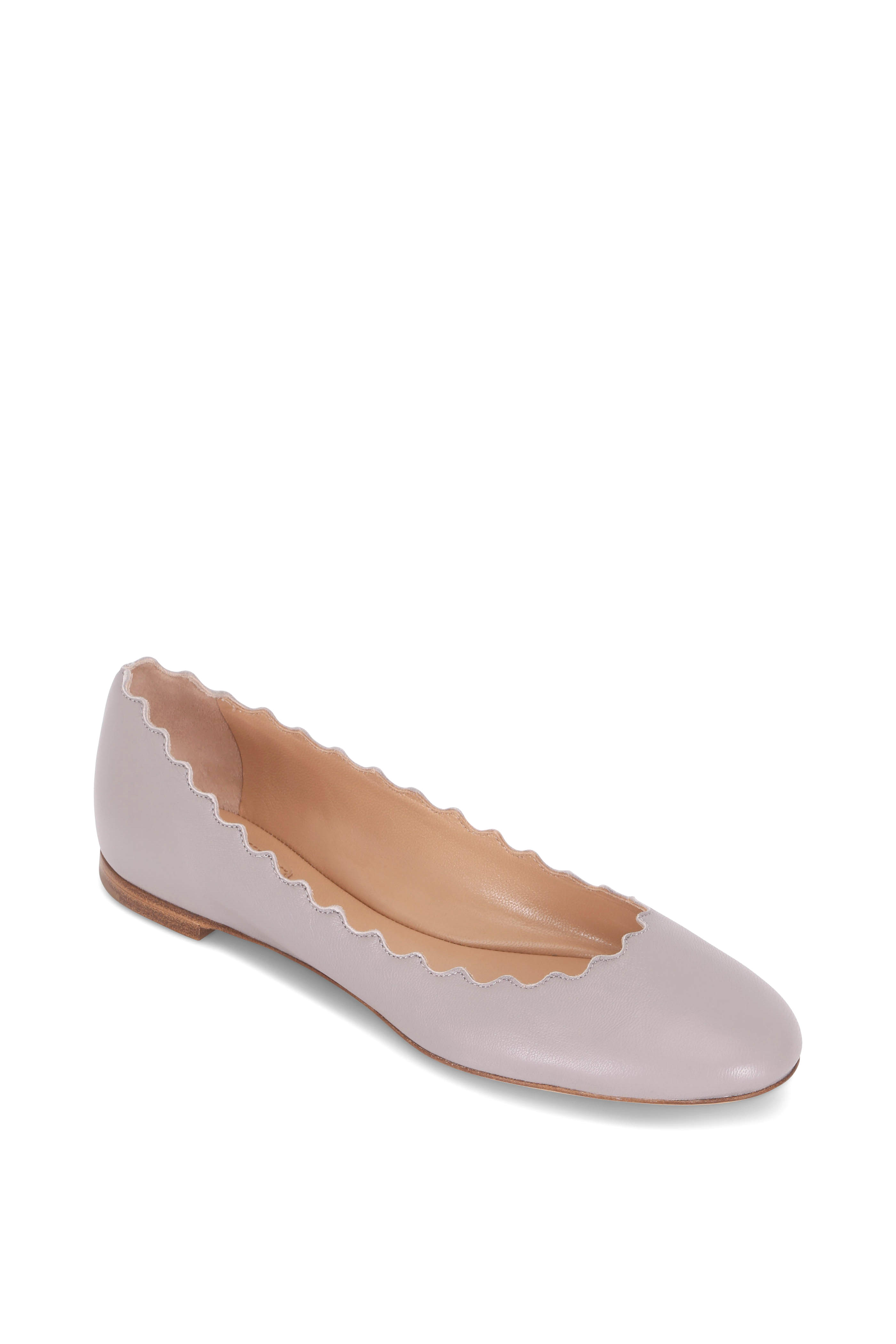 gray ballet flats