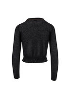 black mini cardigan